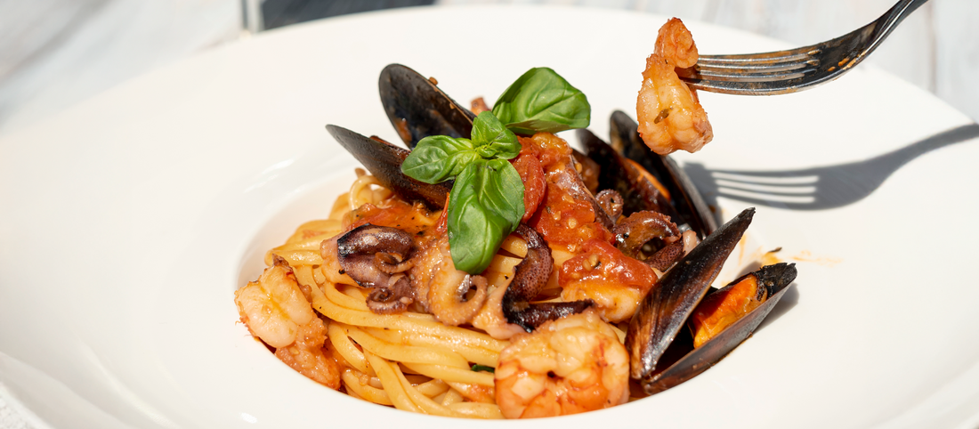 Linguine allo scoglio senza glutine