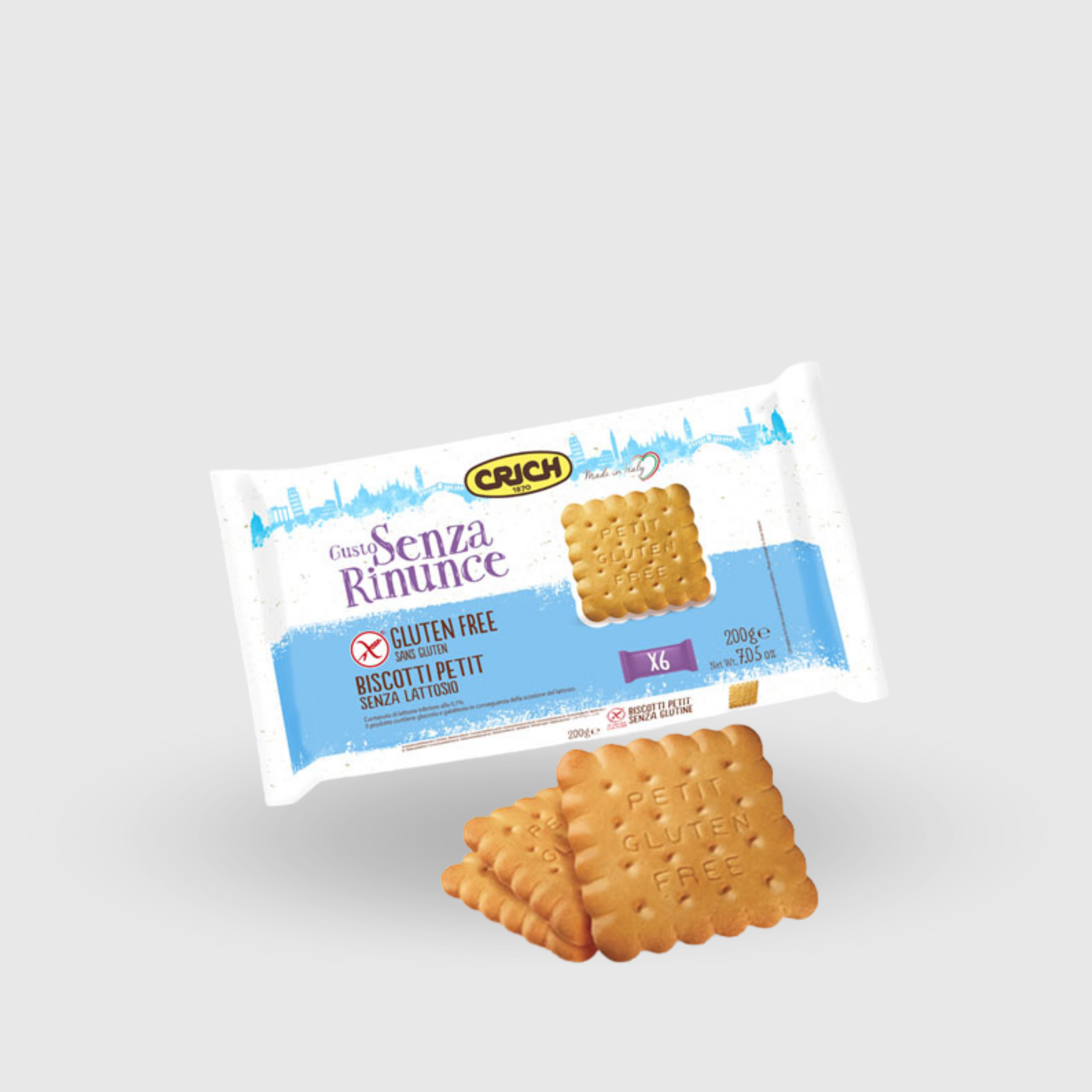 Frollini Petit Buerre Senza Glutine e Senza Lattosio Crich 200g