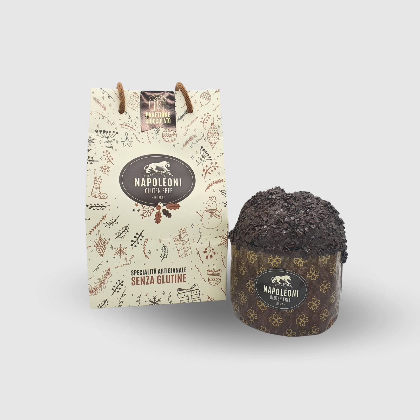 Panettone Artigianale al Cioccolato Senza Glutine