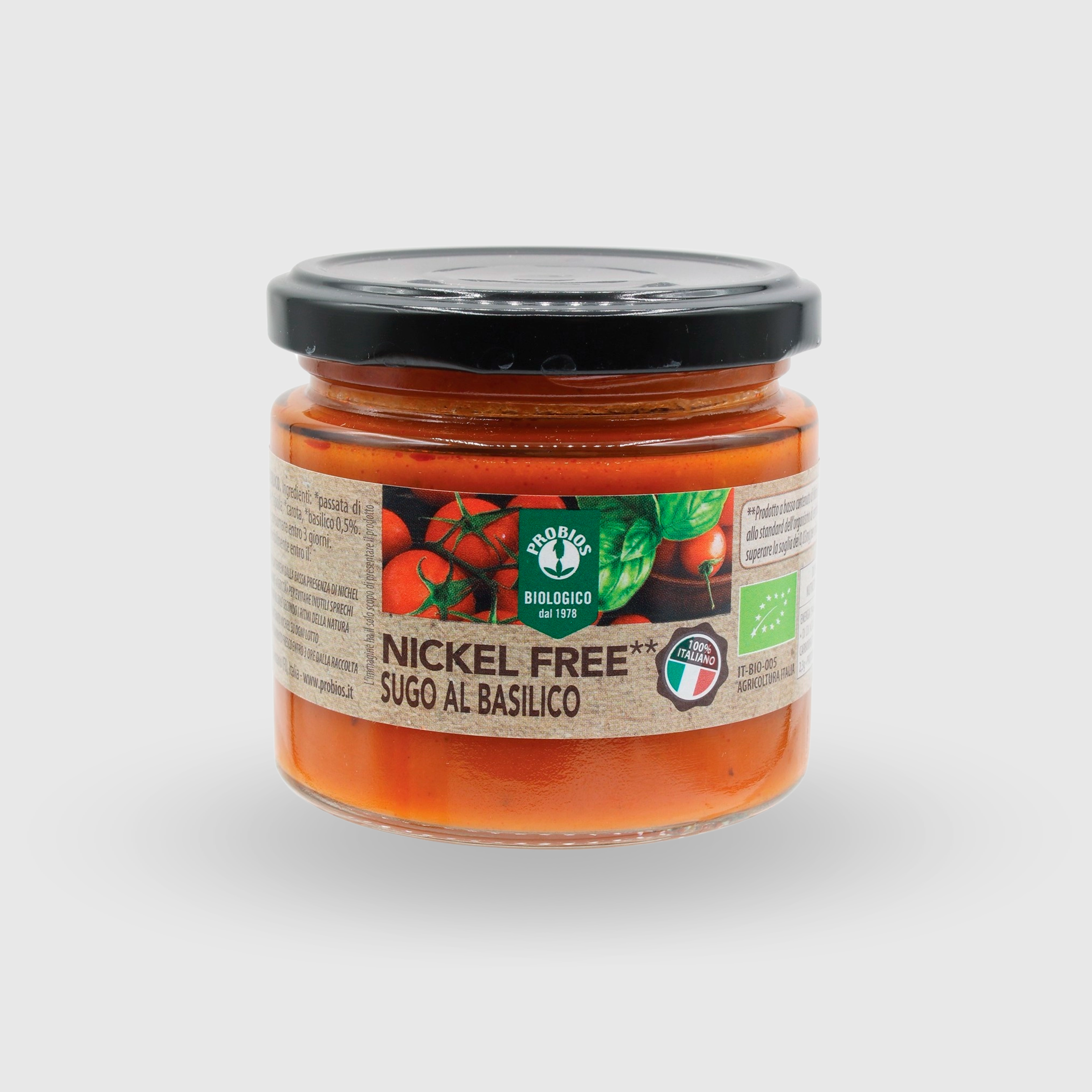 Sugo al Basilico Nichel Free 200g