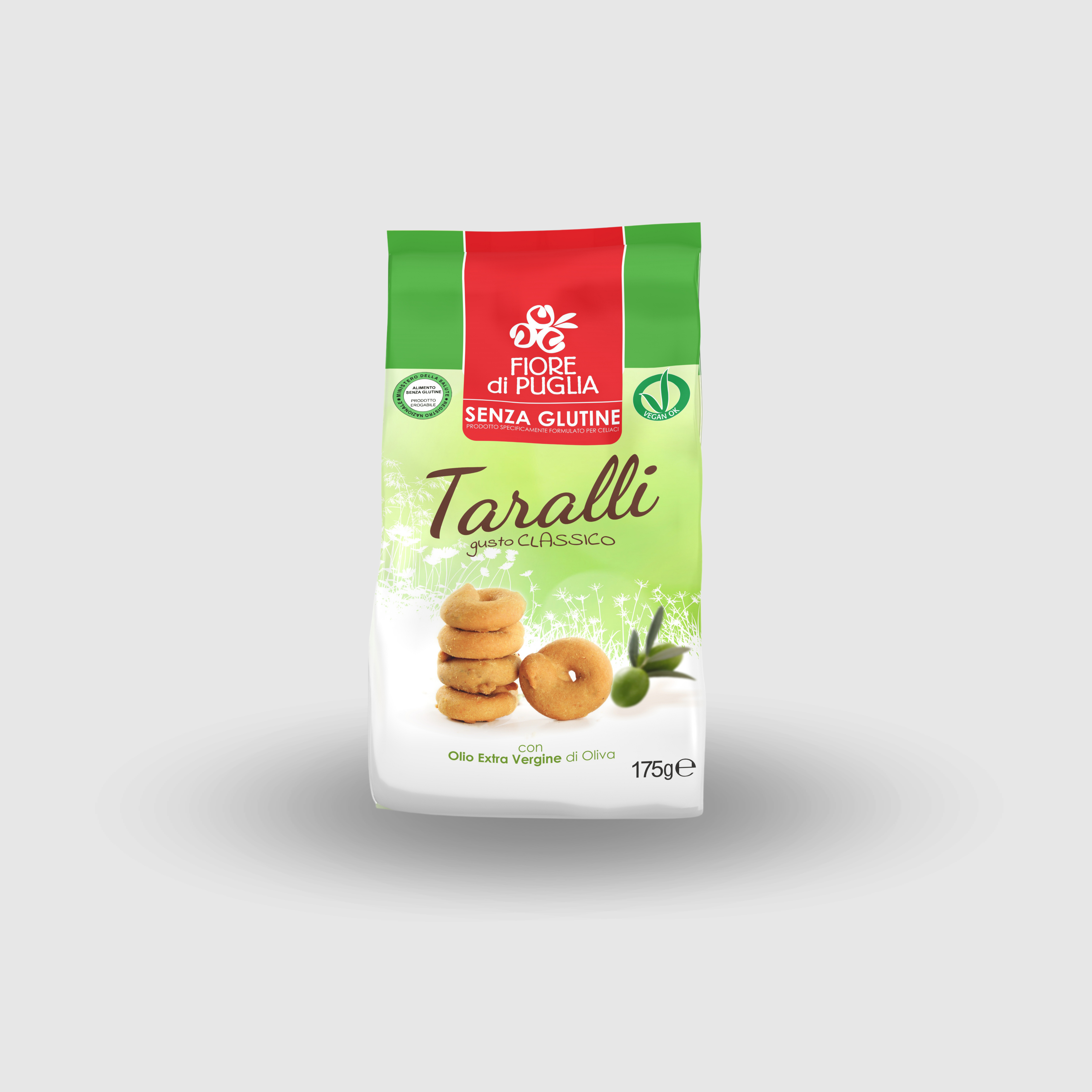 Tarallini Gusto Classico Senza Glutine Fiore di Puglia 175g