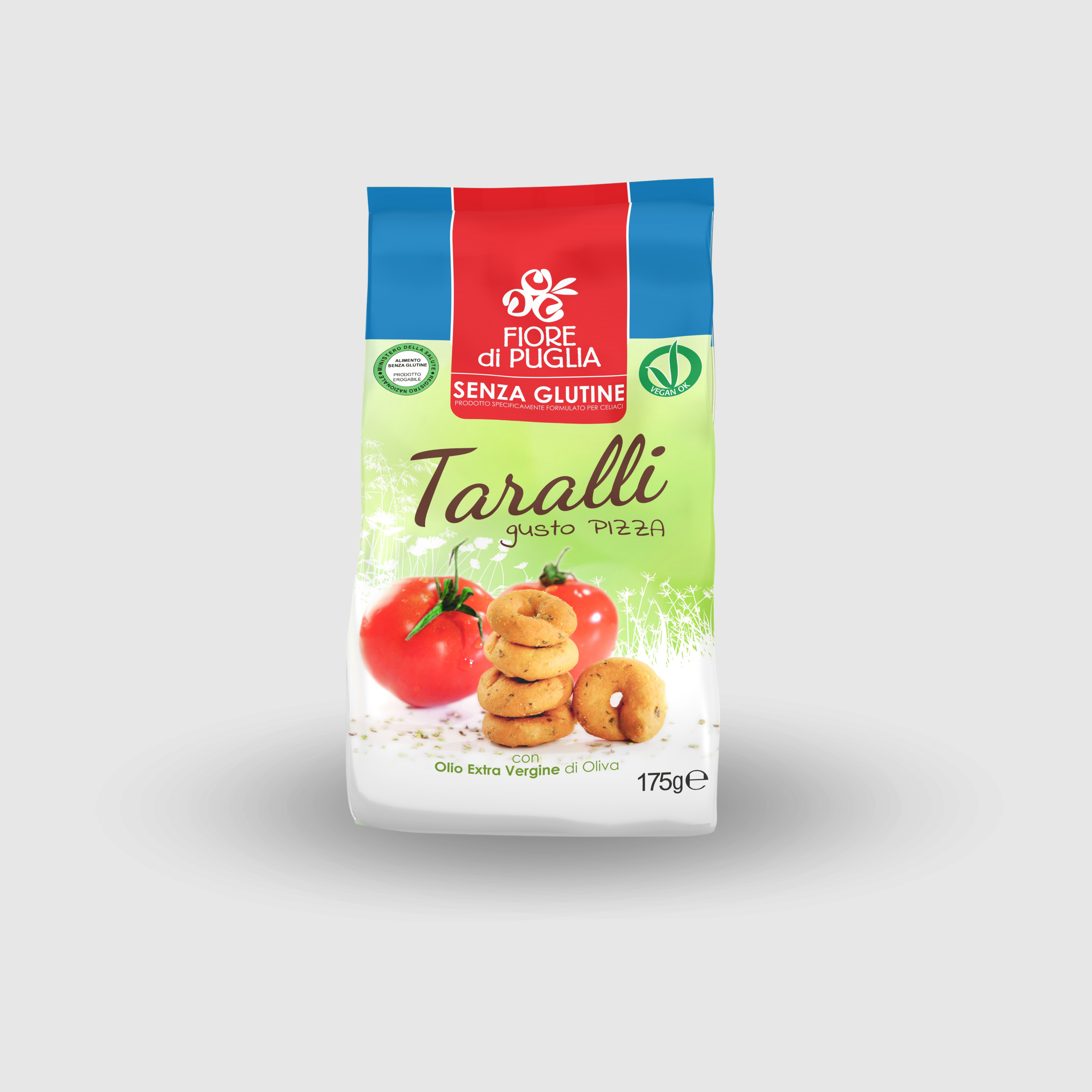 Tarallini Gusto Pizza Senza Glutine Fiore di Puglia 175g