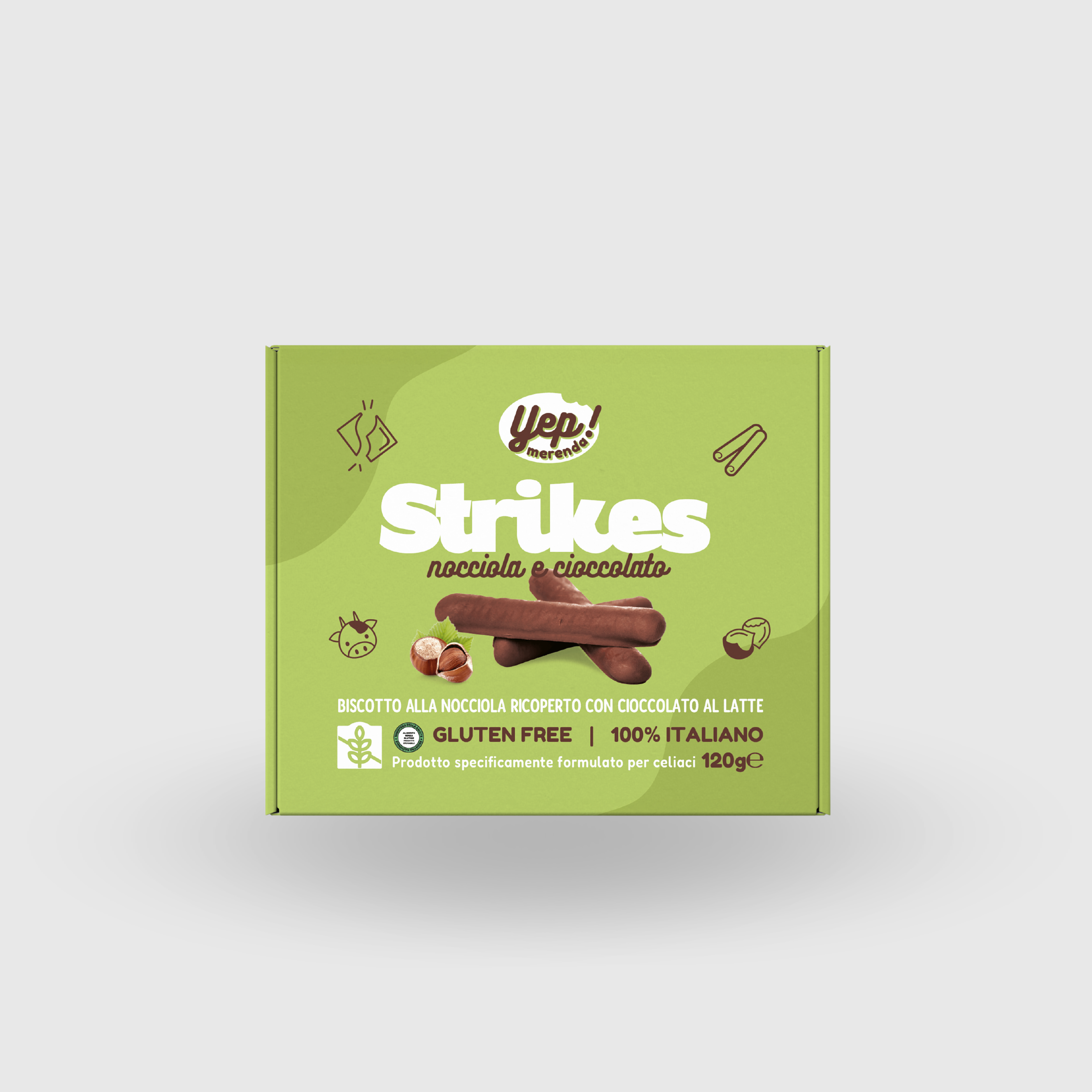 Strikes alla Nocciola YEP! Senza Glutine