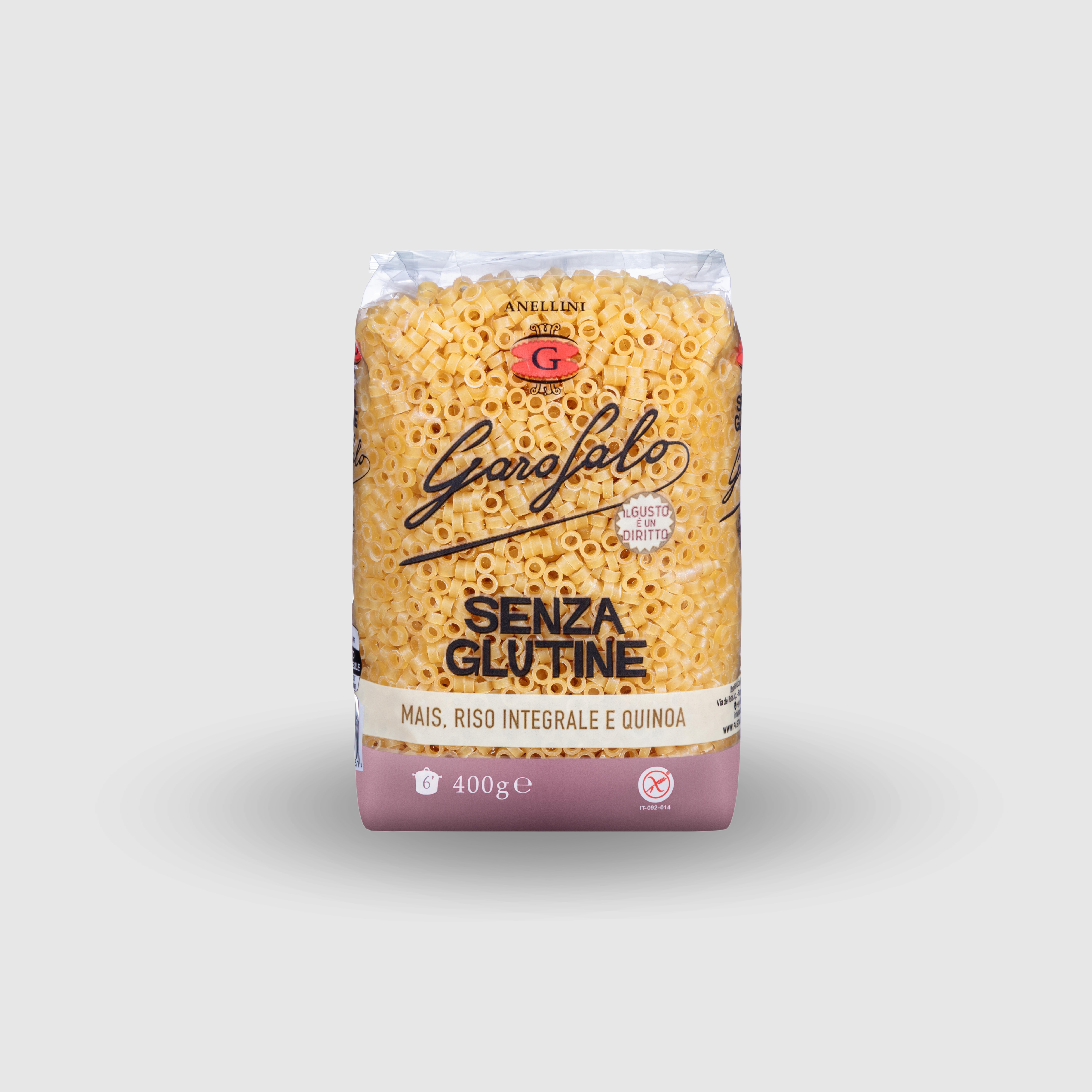 Anellini Garofalo Senza Glutine 400g