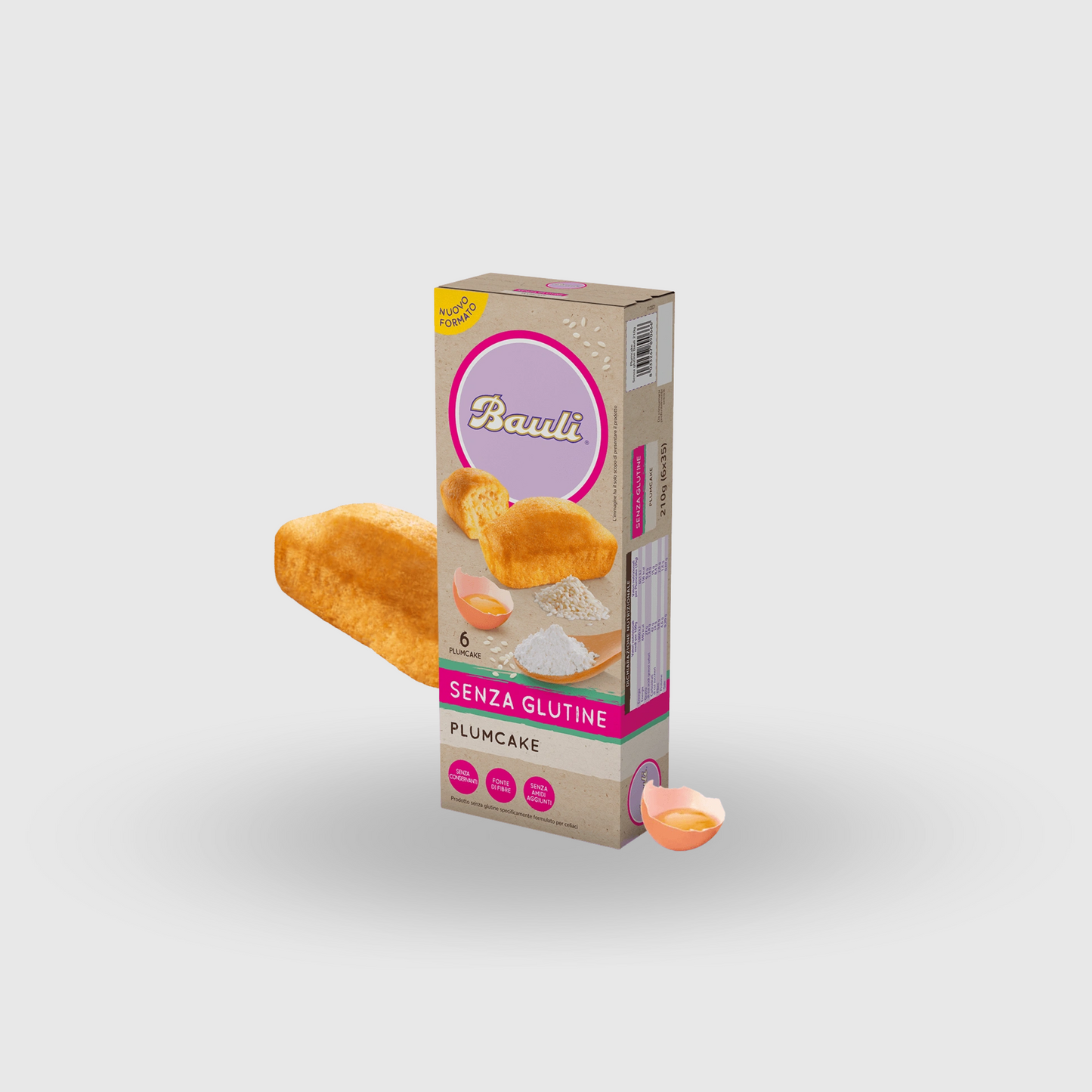 Plumcake Senza Glutine Bauli 210g