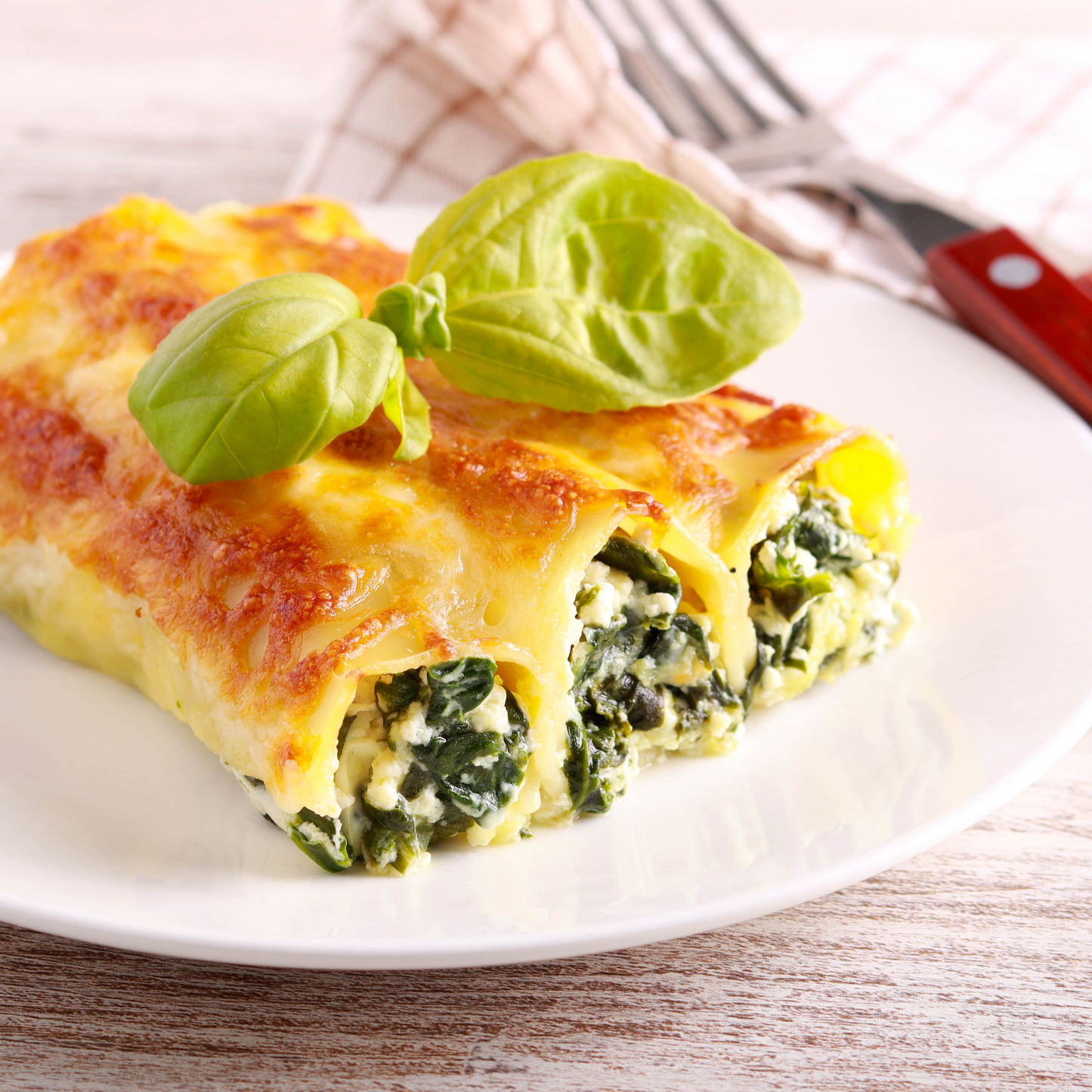 Ricotta and Spinach Cannelloni Bliss Plate Gluten-Free Ready Meal 300g