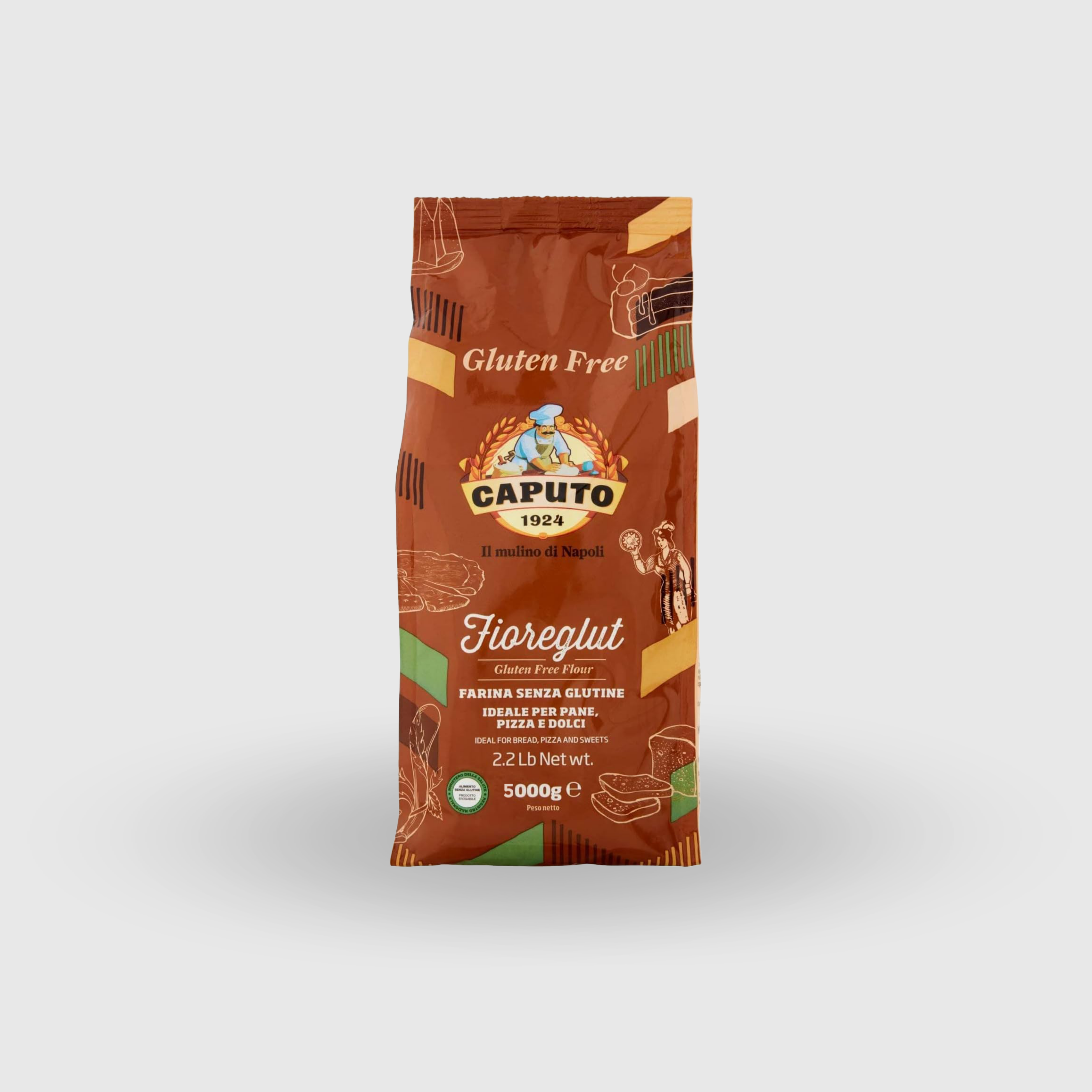 Fioreglut Senza Glutine mix pizza pane 5kg