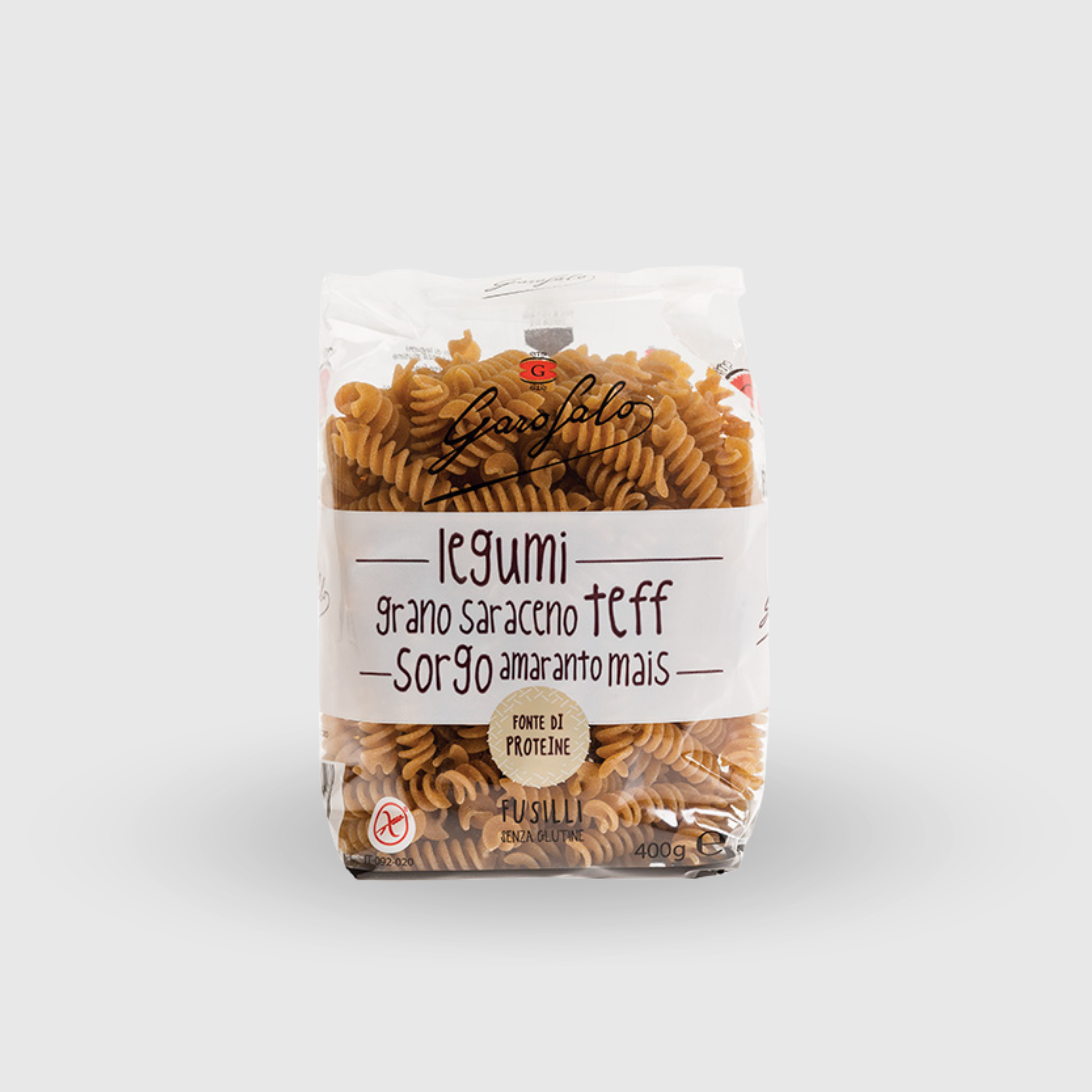 Fusilli Legumi e Cereali Garofalo Senza Glutine 400g