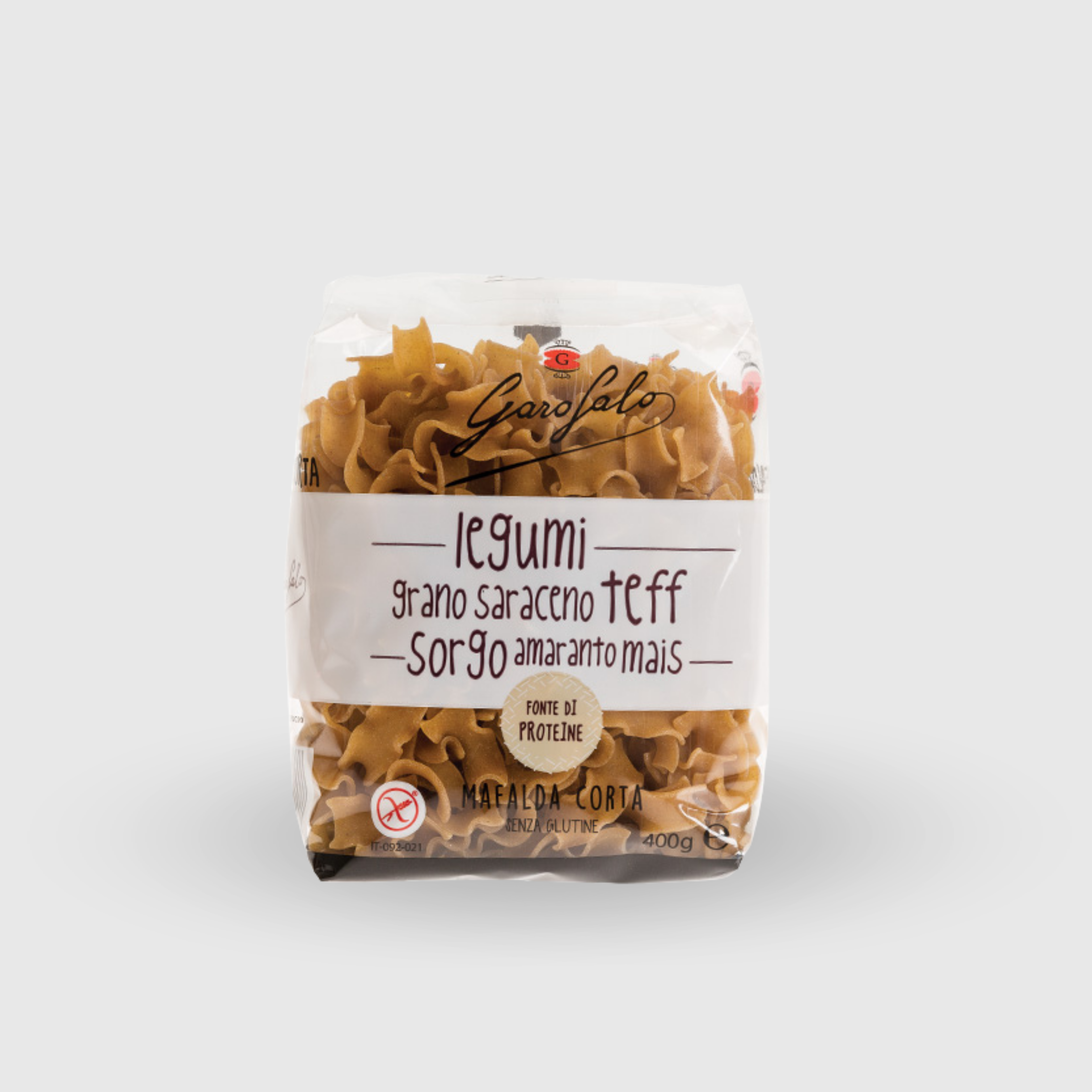 Mafalda Corta Legumi e Cereali Garofalo senza Glutine 400g