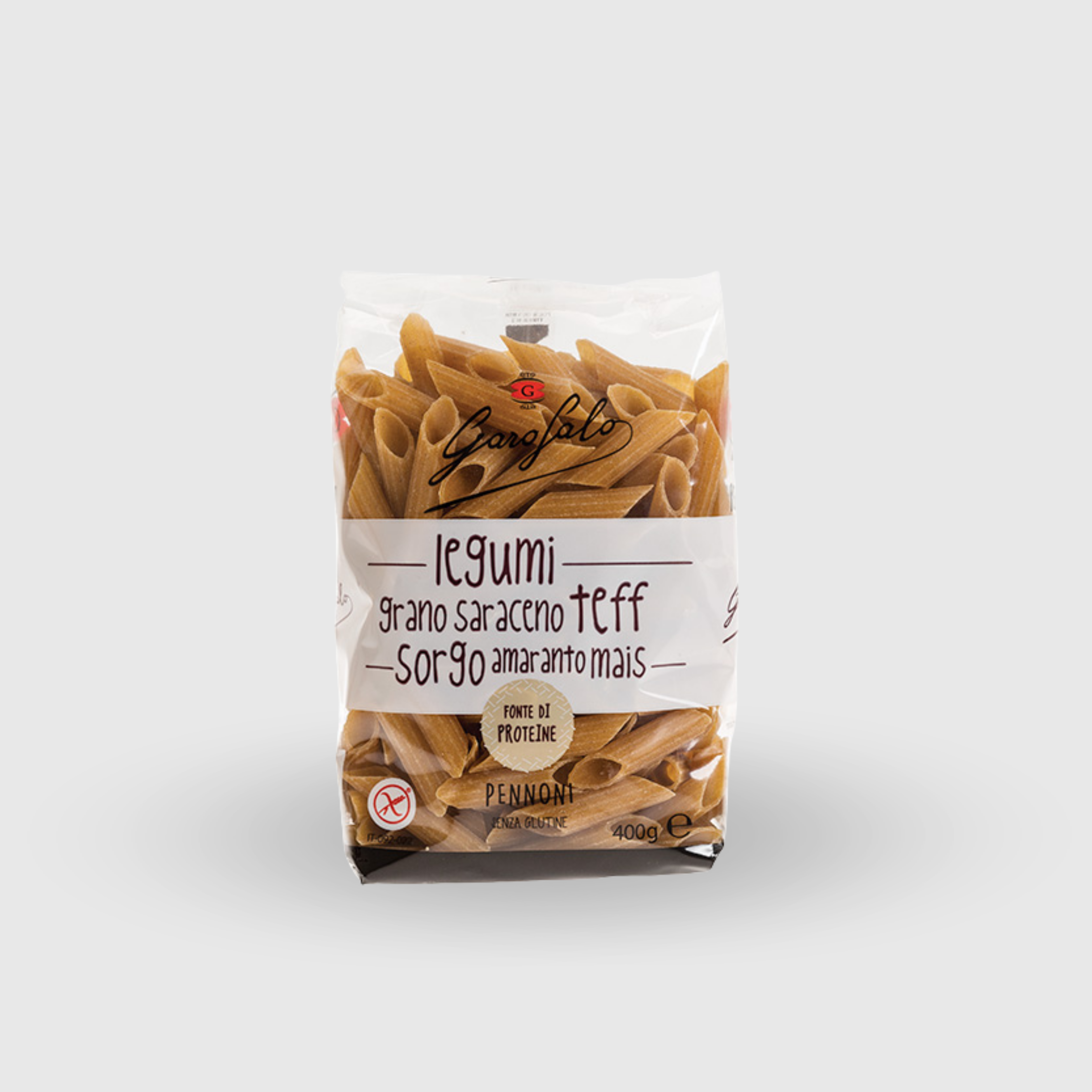 Pennoni Legumi e Cereali Garofalo Senza Glutine 400g