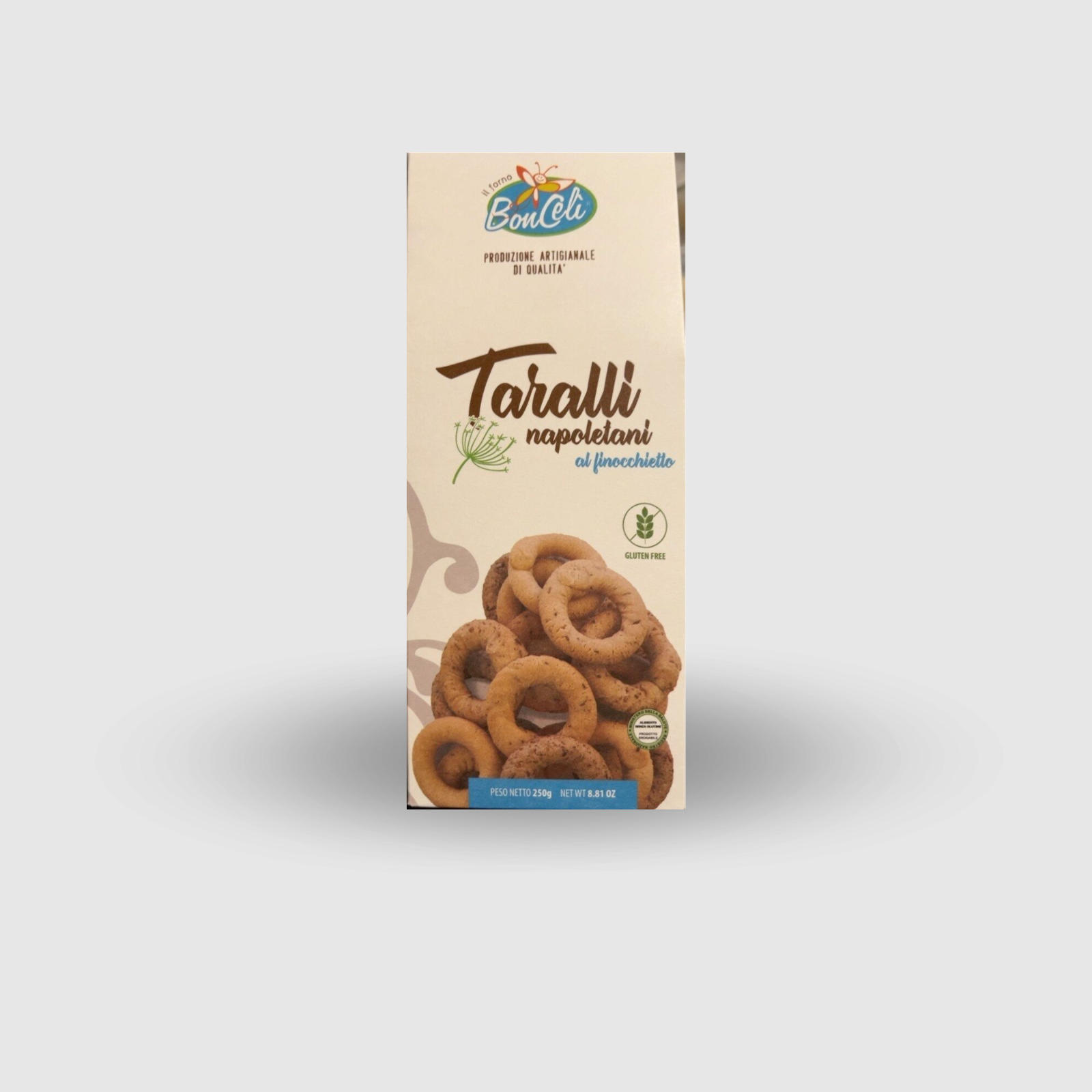 Taralli al Finocchietto Senza Glutine Boncelì 250g