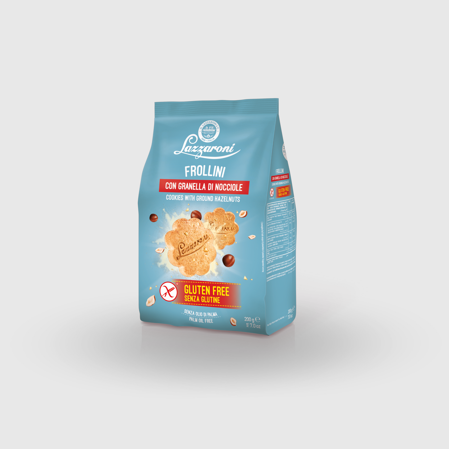 Glutenfreie Kekse mit Haselnussstückchen 200g