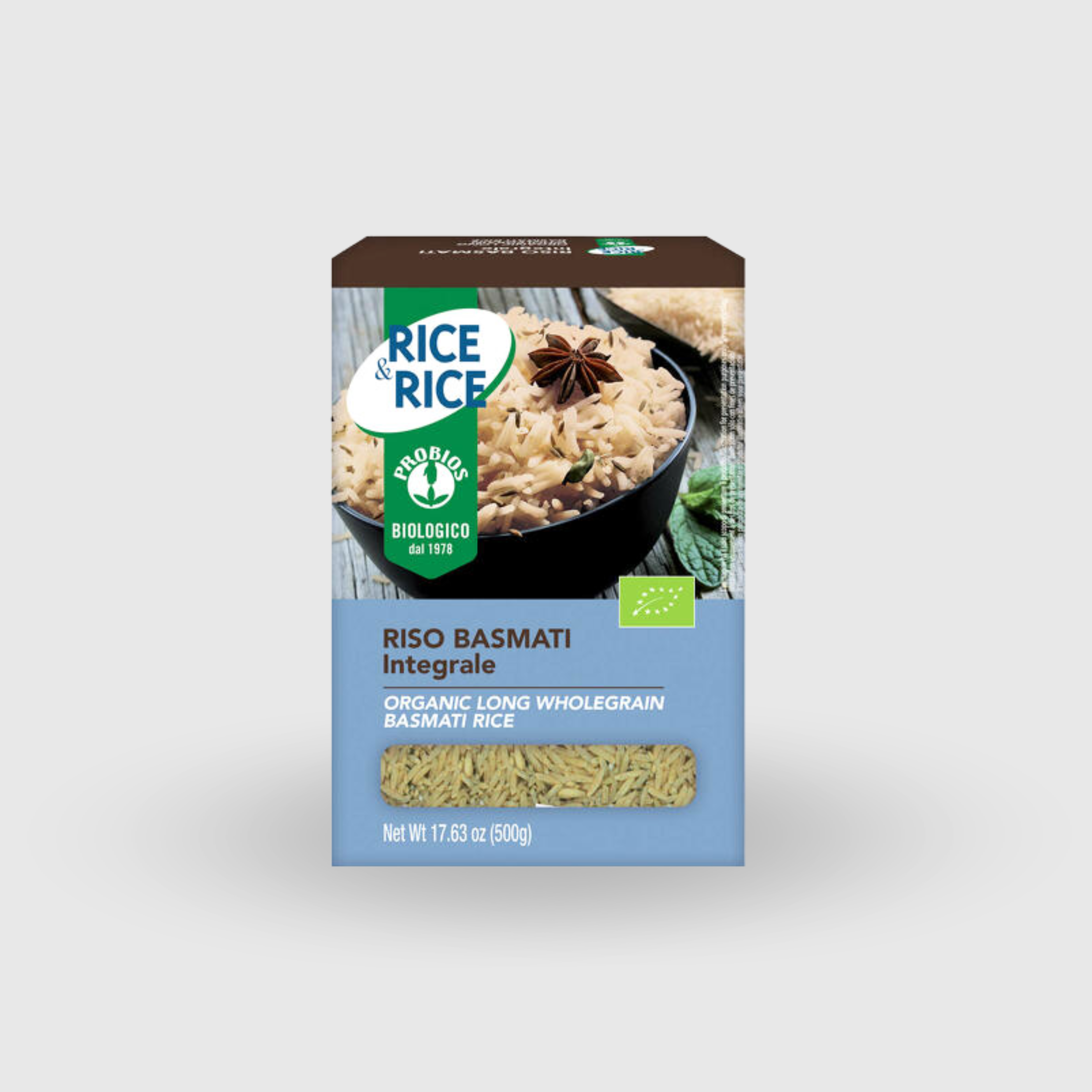 Riso Basmati Integrale Senza Glutine Probios 500g