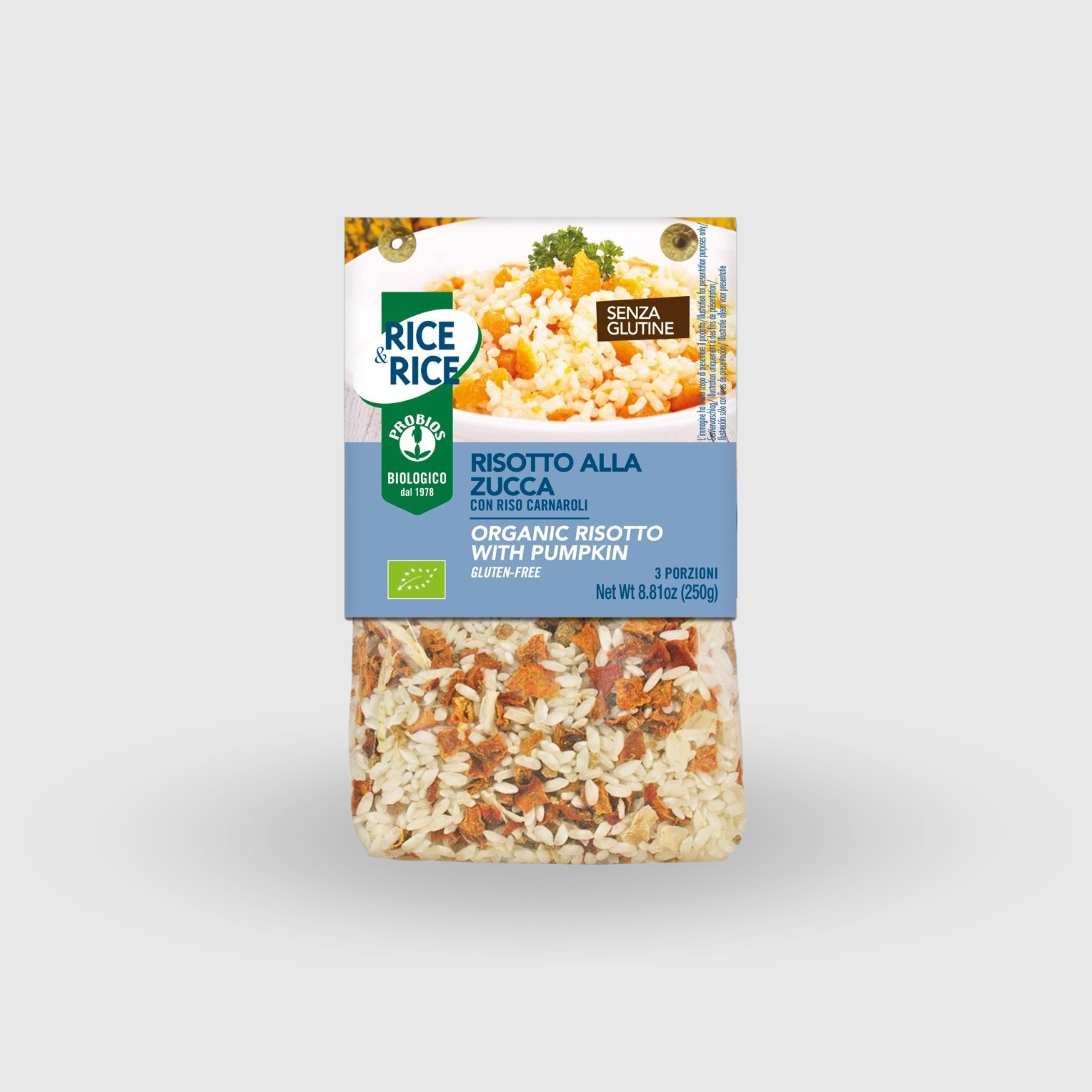Risotto alla Zucca Senza Glutine Probios 250g