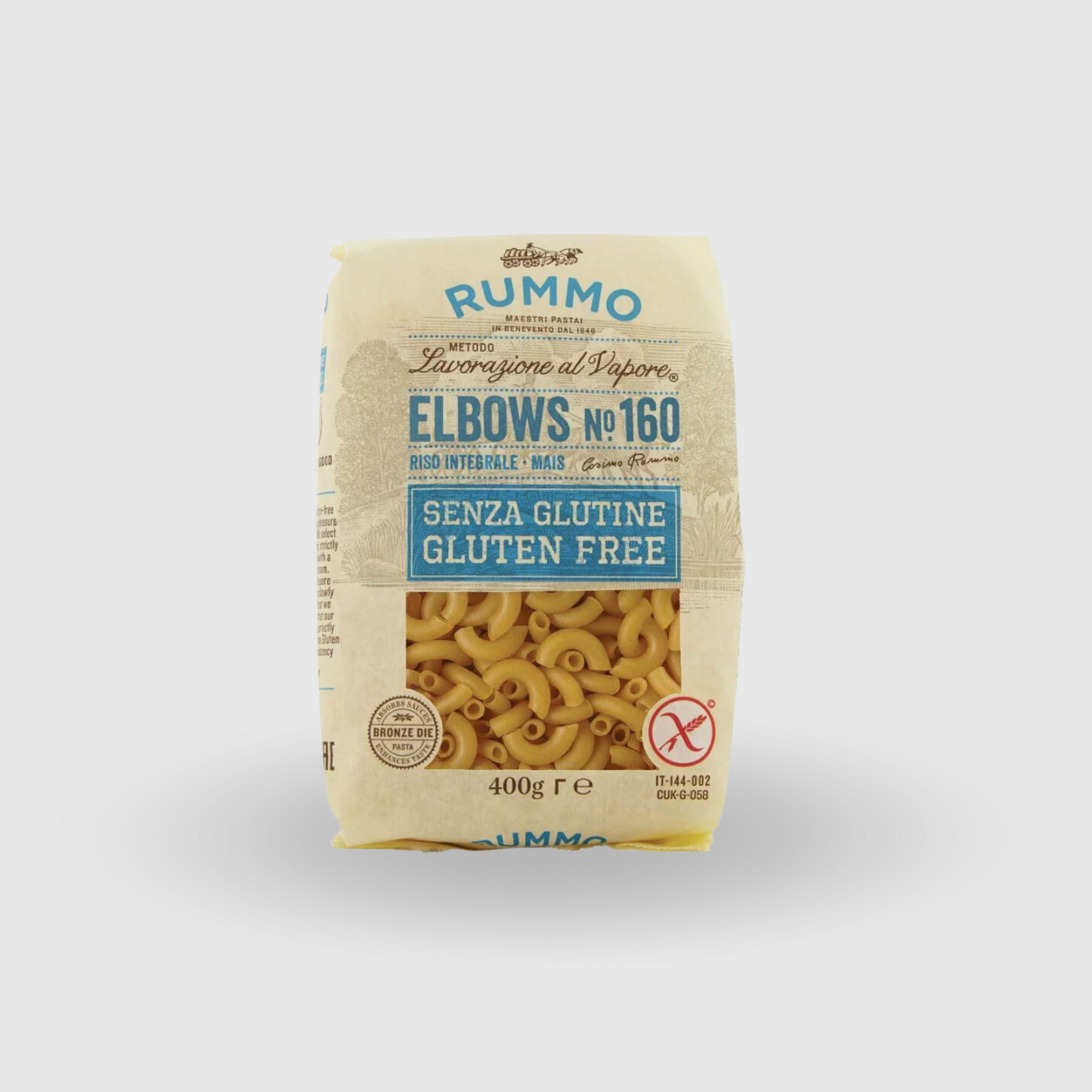 Elbows n°160 Senza Glutine Rummo 400g