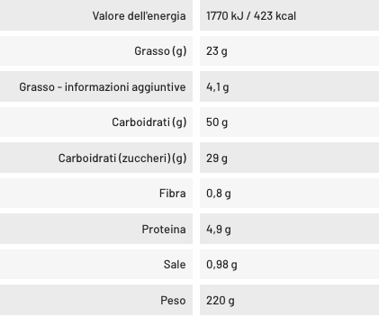 Tortino al Cioccolato con scorza di arancia Senza Glutine Balviten 220g