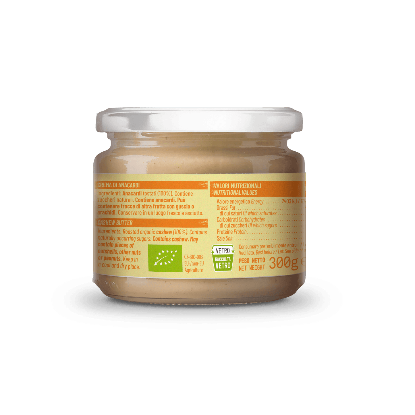 Crema 100% Anacardi Bio - Glusen