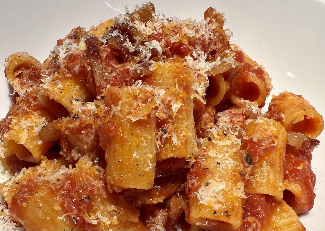 Pasta all’Amatriciana senza glutine - Glusen