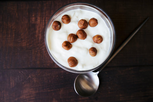 Amaretto Gluten Free with mascarpone cream and hazelnuts - Glusen