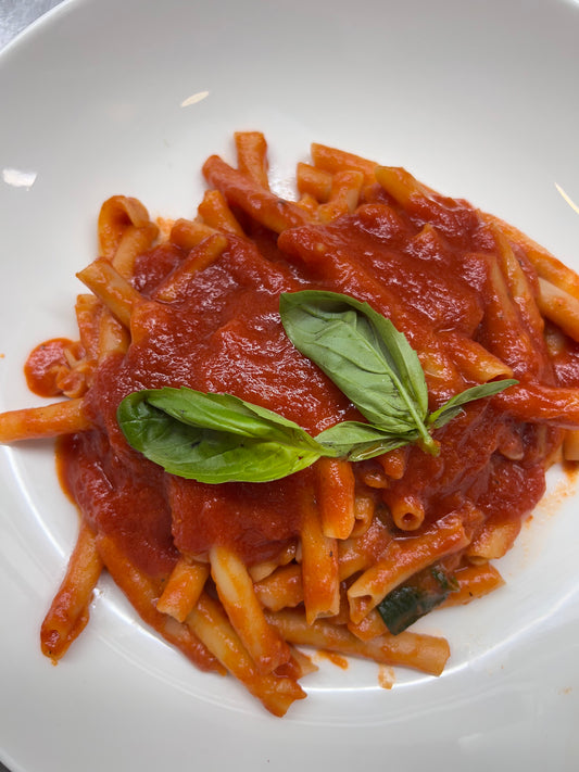 Broken Ziti Gluten Free with Neapolitan Ragout