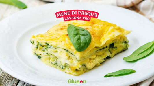 White Lasagna of Vegetables with Yellow Tomatoes