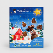 Advent Calendar 240g (24 mini bars x10g) Gluten-Free and Lactose-Free Vegan