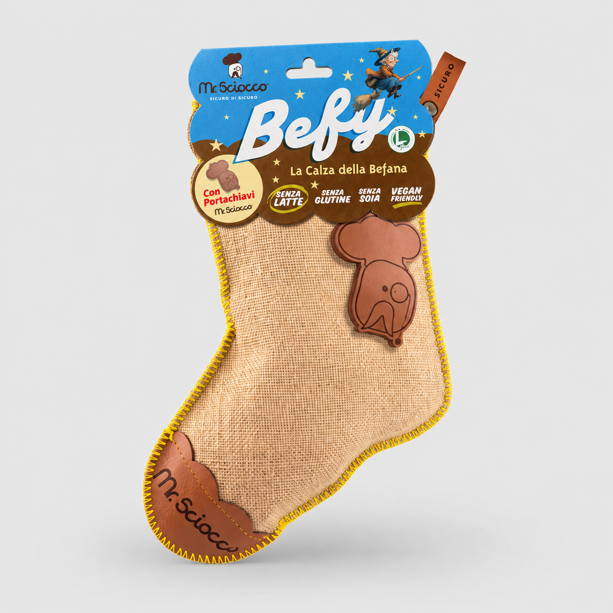 Befy Befana-Strumpf 155g Glutenfrei und Milchfrei Vegan
 Copia
