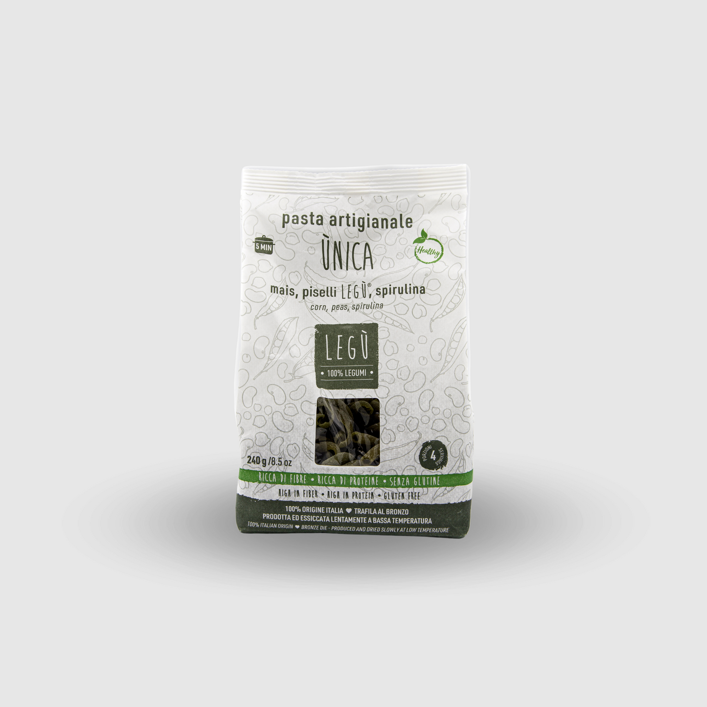 Intrecci 4 Legumes, Spirulina and Millet Gluten Free