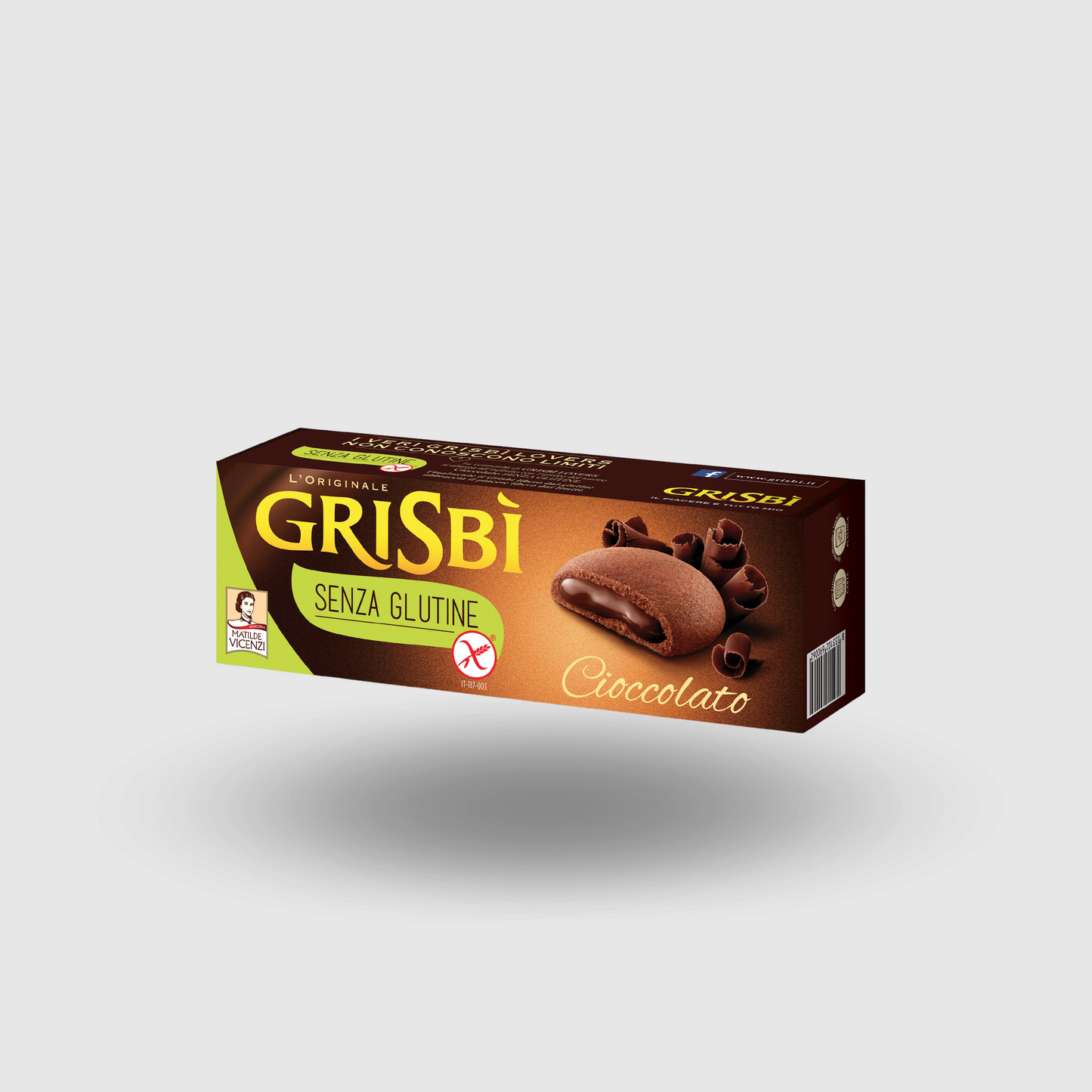 Biscuits au chocolat sans gluten Grisbì 