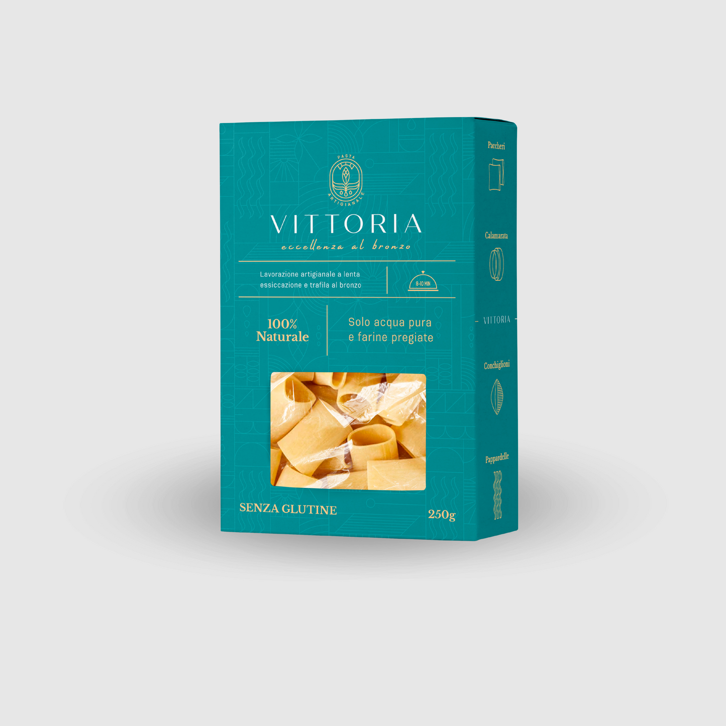 Paccheri sans gluten - Pâtes Vittoria