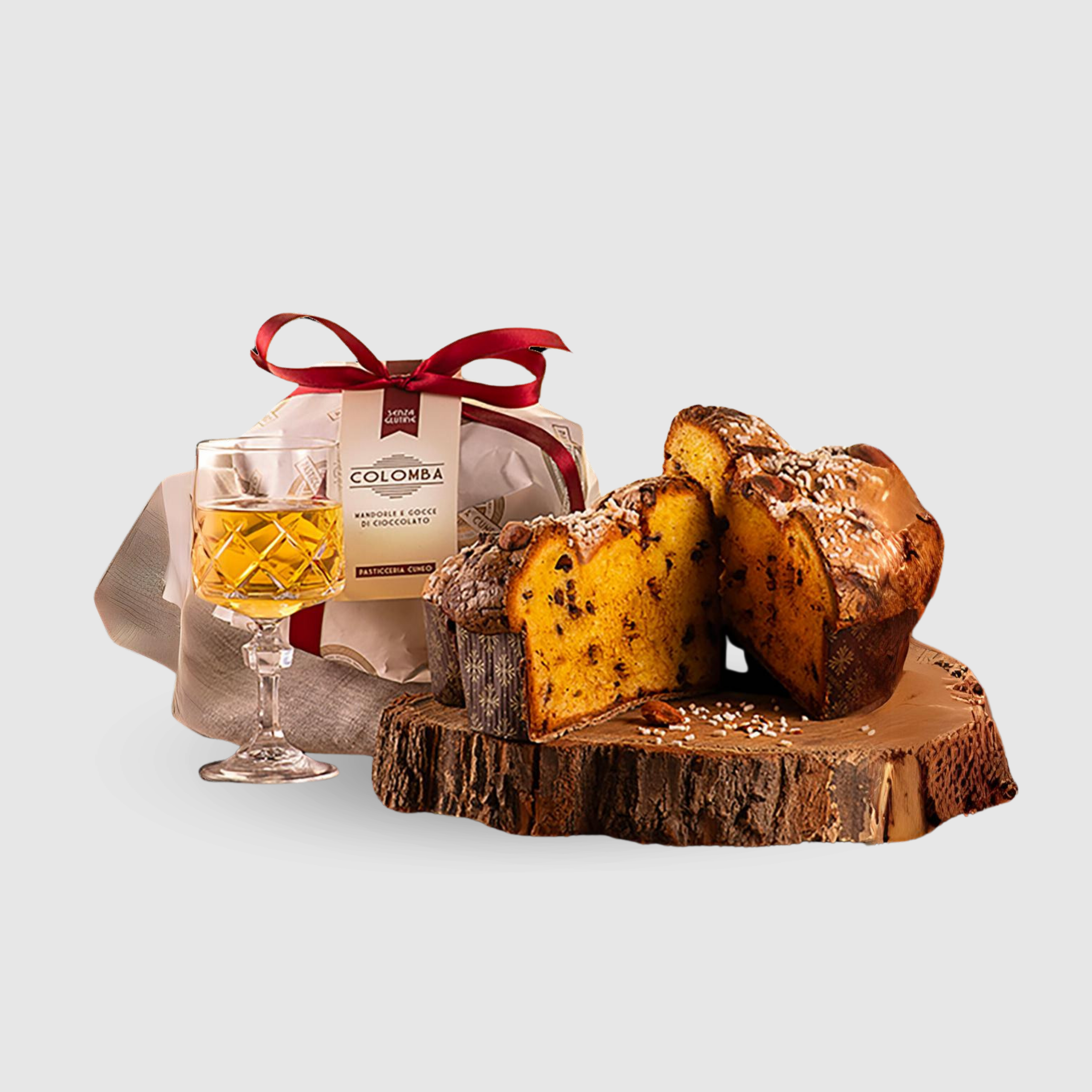 Colomba di Pasqua con Gocce di Cioccolato Senza Glutine e Senza Lattosio Pasticceria Cuneo 400g