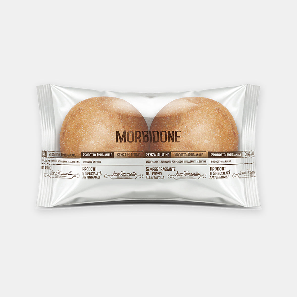Morbidone senza glutine Luca Tomasello 130g confezione