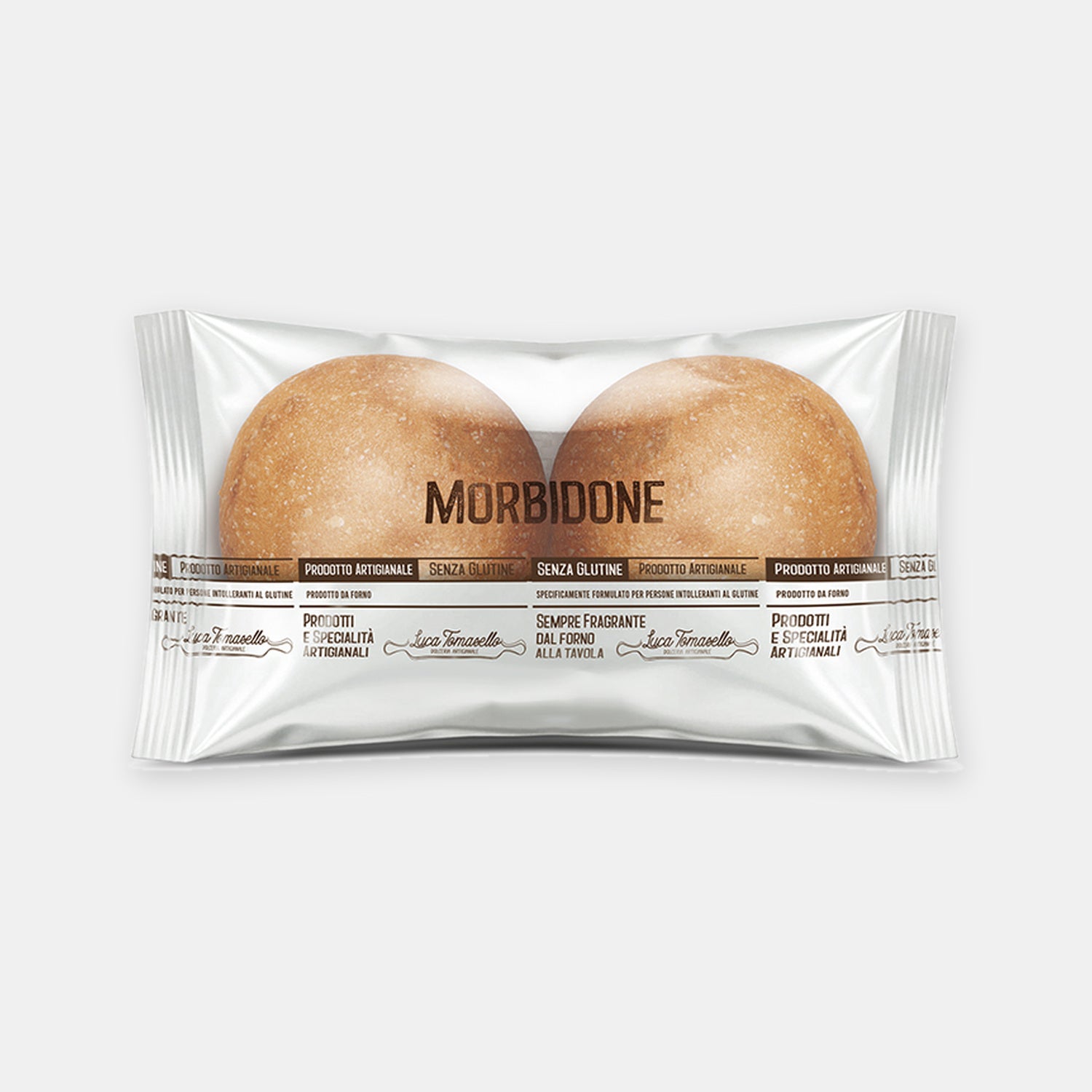 Morbidone senza glutine Luca Tomasello 130g confezione