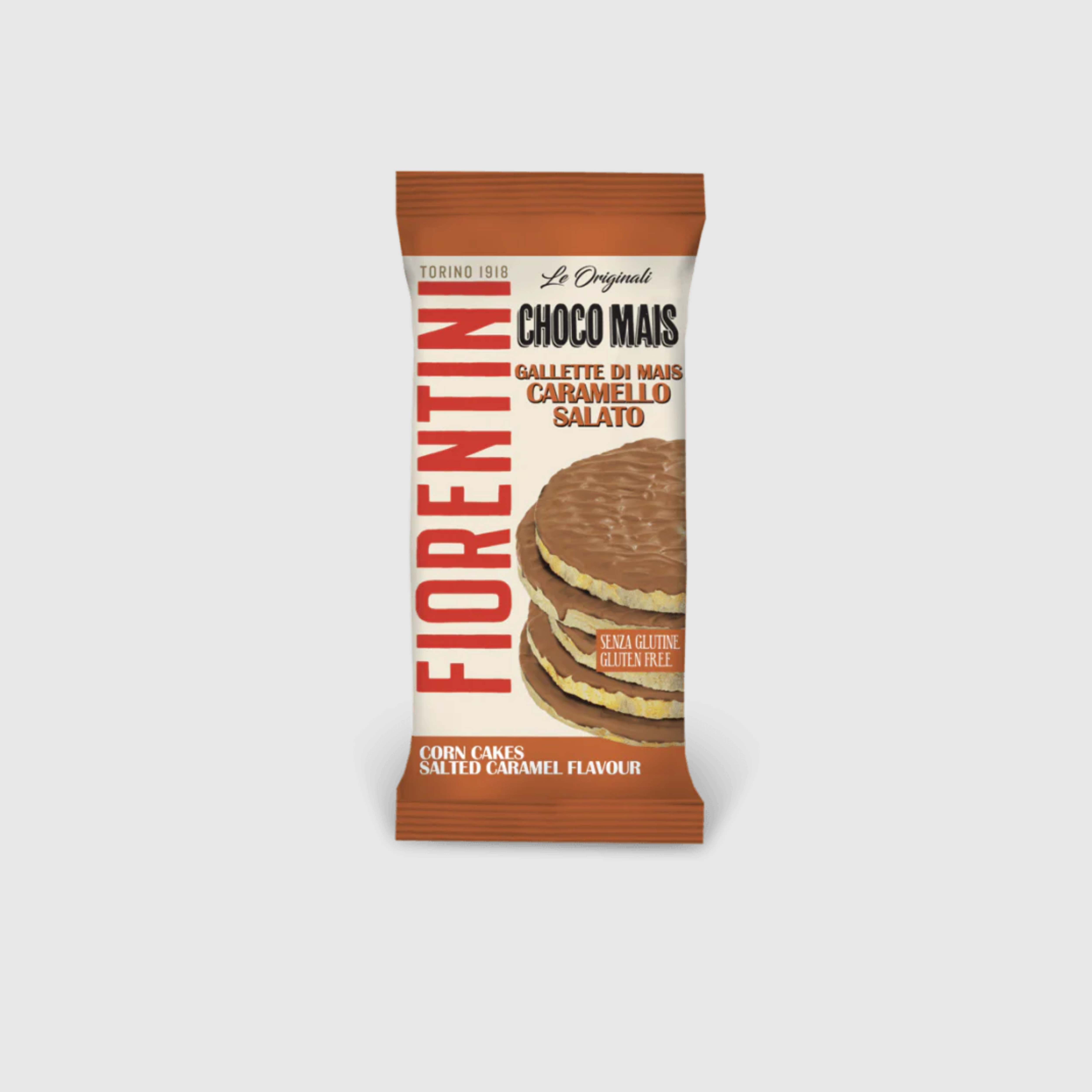 Galettes de maïs enrobées de caramel salé 68g sans gluten