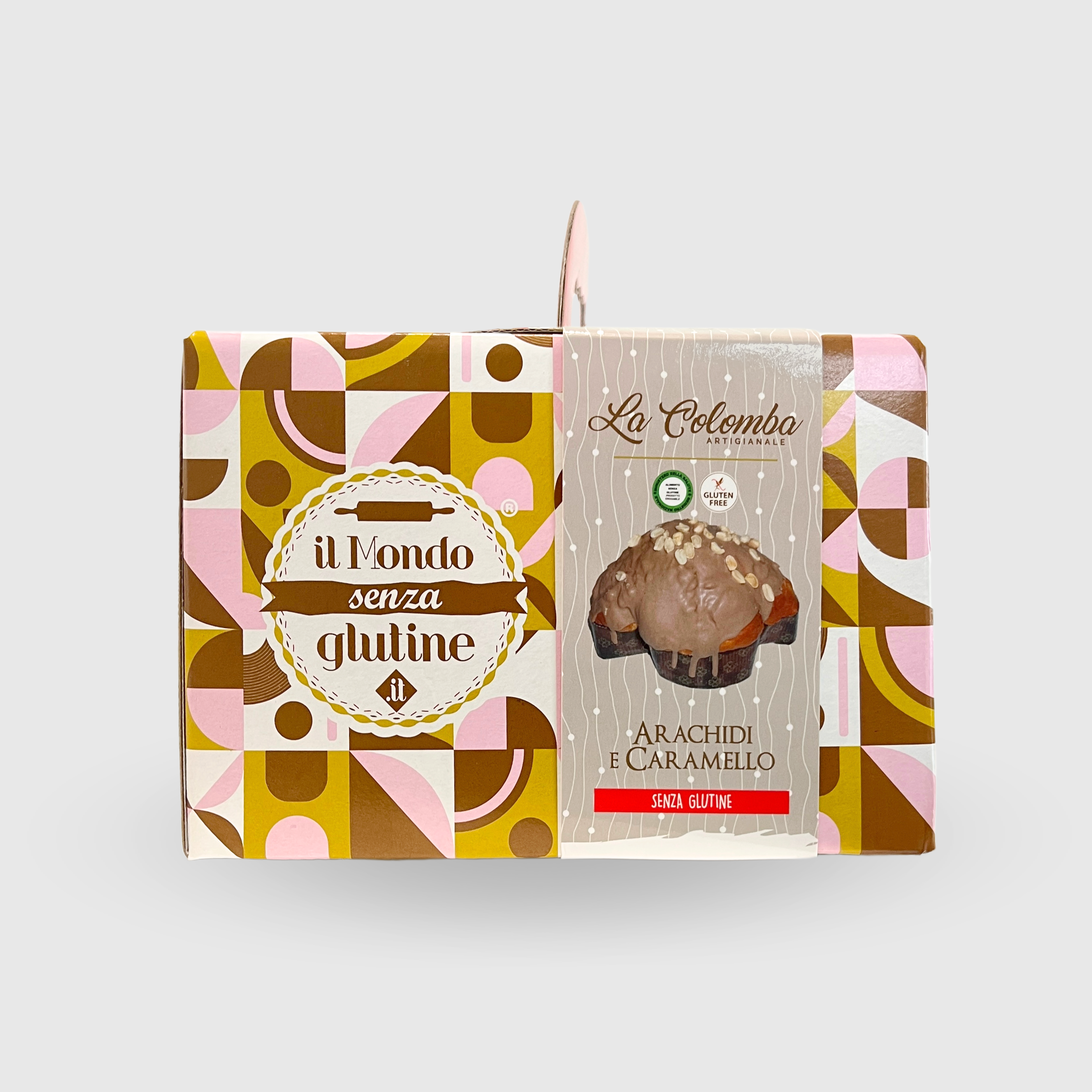 Colomba Artigianale Caramello e Arachidi Senza Glutine Il Mondo Senza Glutine 500g