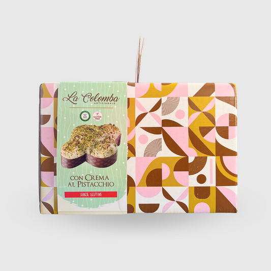 Colomba Artigianale con Crema di Pistacchio Senza Glutine