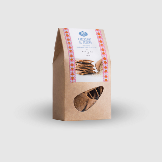 Vegan sesame crackers Gluten Free