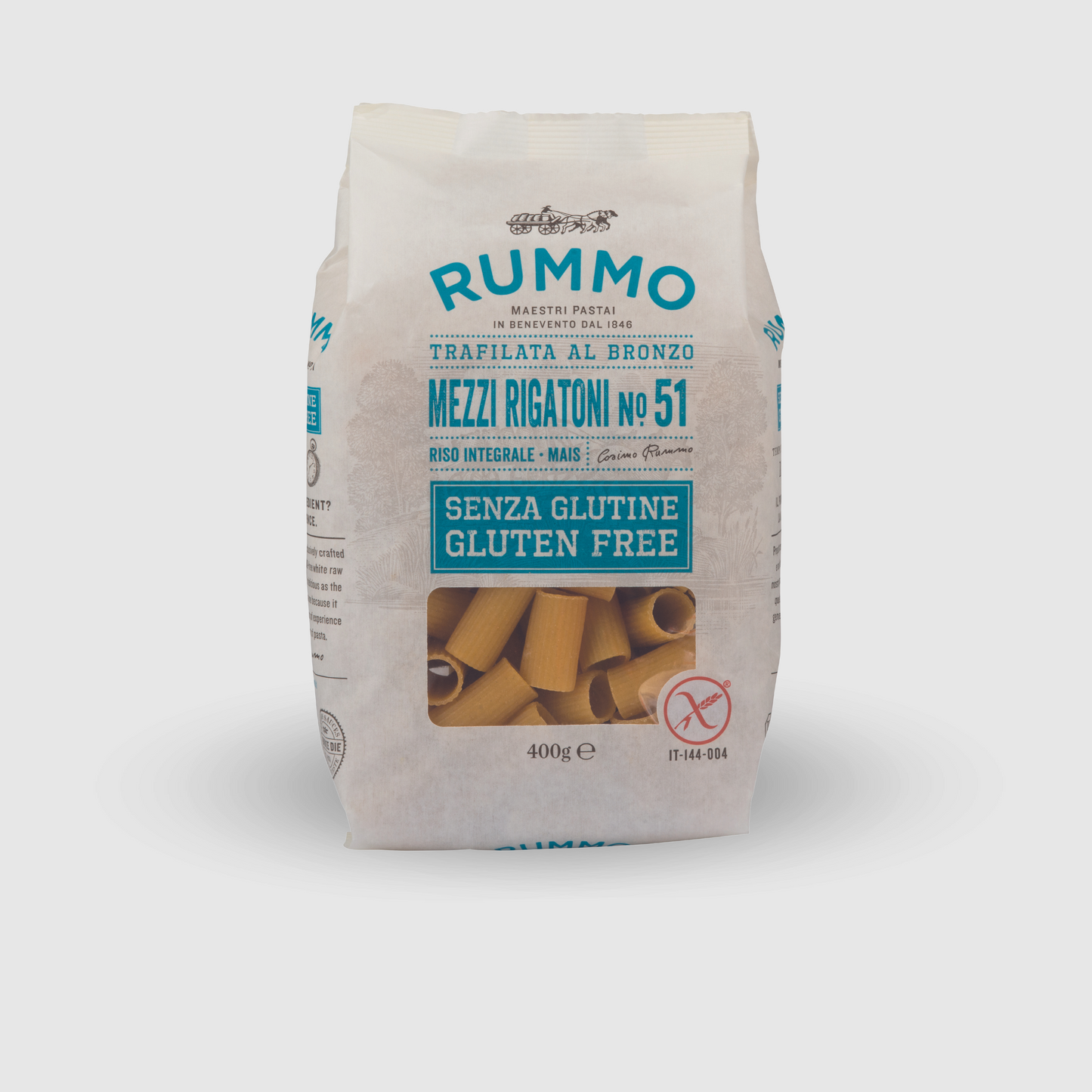 Mezzi Rigatoni No. 51 Rummo Gluten Free