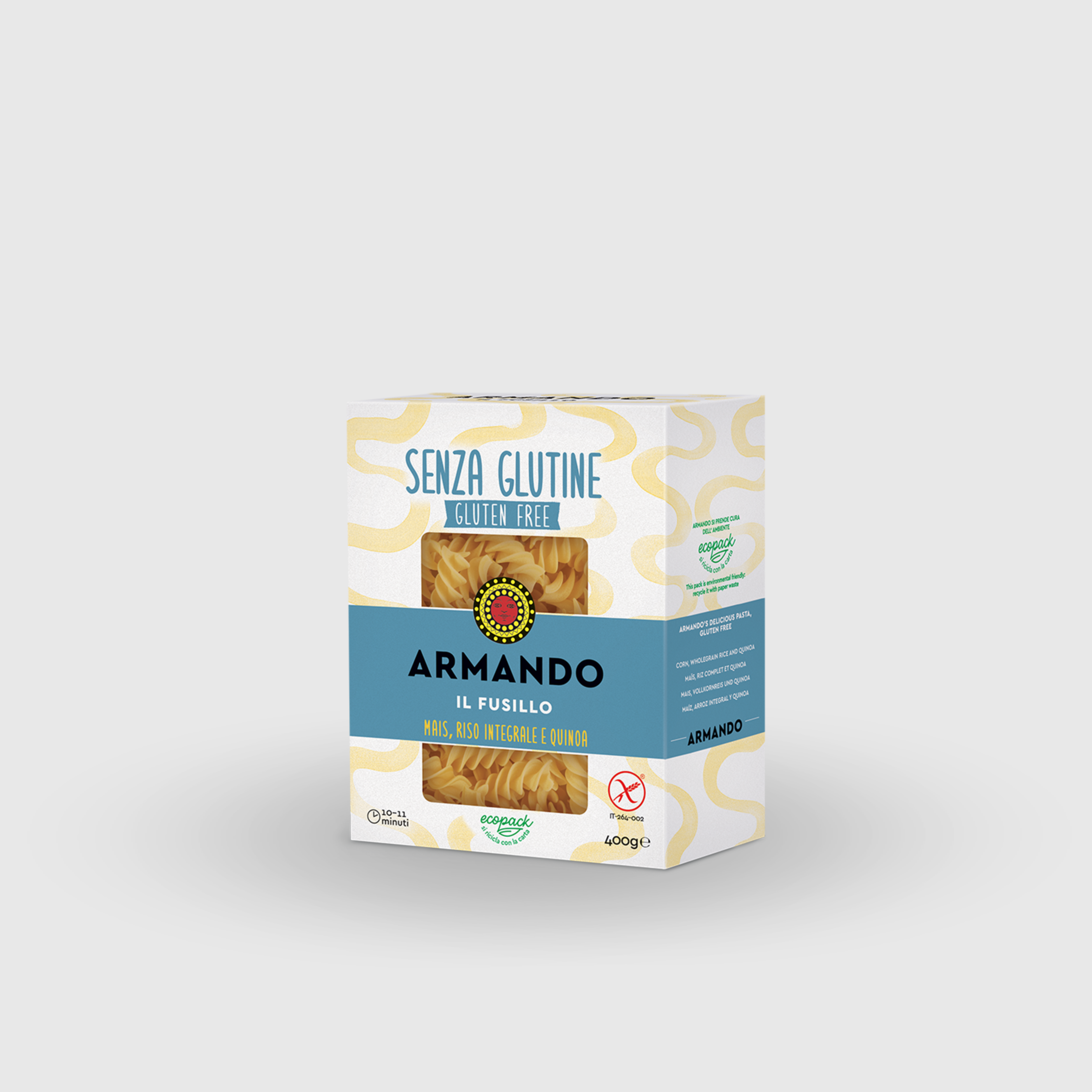 Fusillo sans gluten Armando 400g
