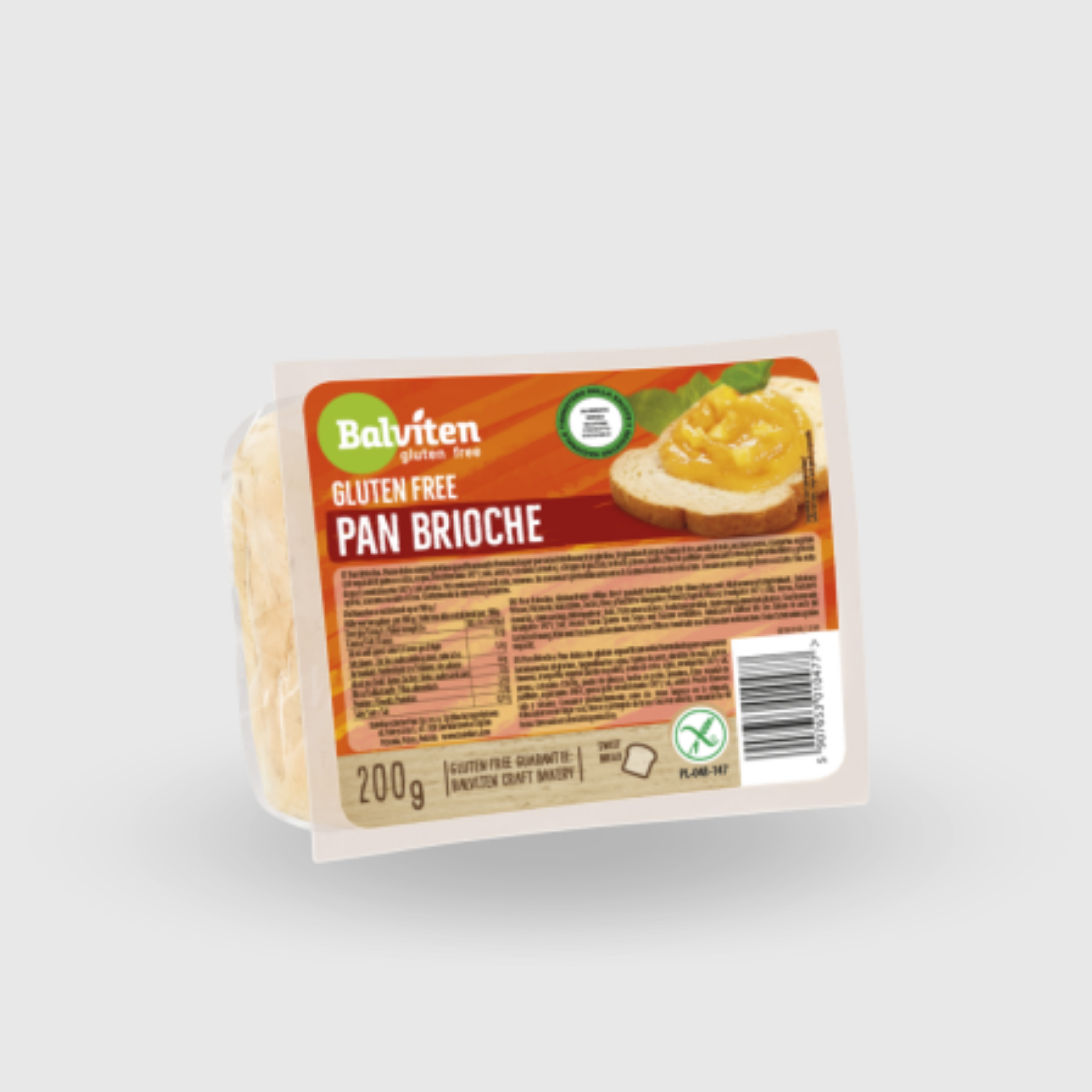 Pain brioché sans gluten Balviten 200 g