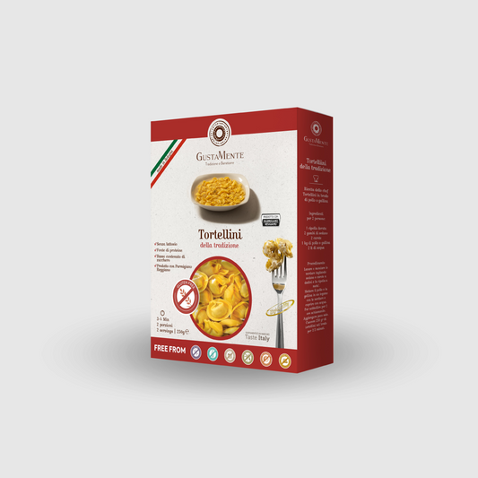 Tortellini Prosciutto Crudo 250g Senza Glutine e Senza Lattosio
