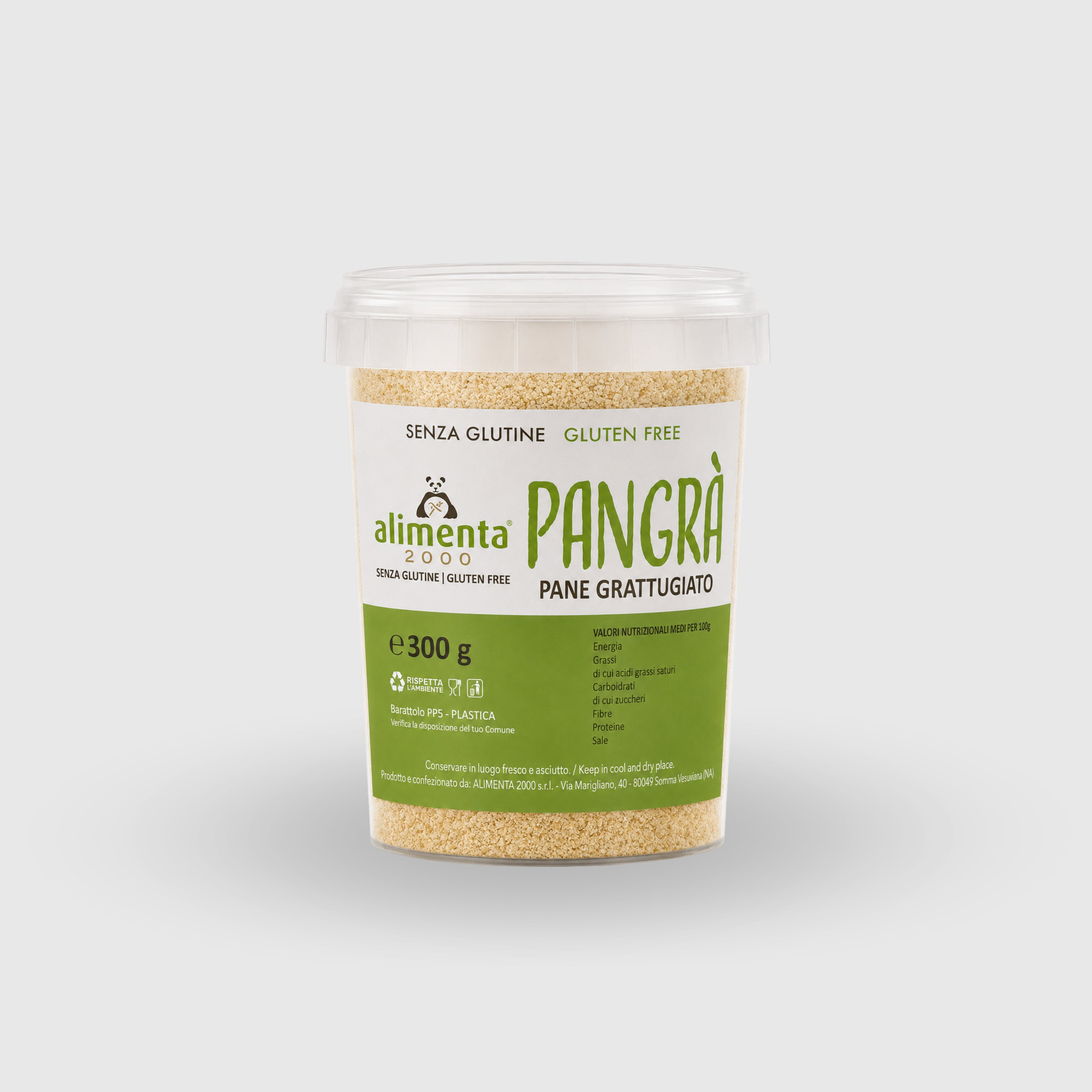 Pangrà Gluten Free Breadcrumbs Alimenta 2000 300g