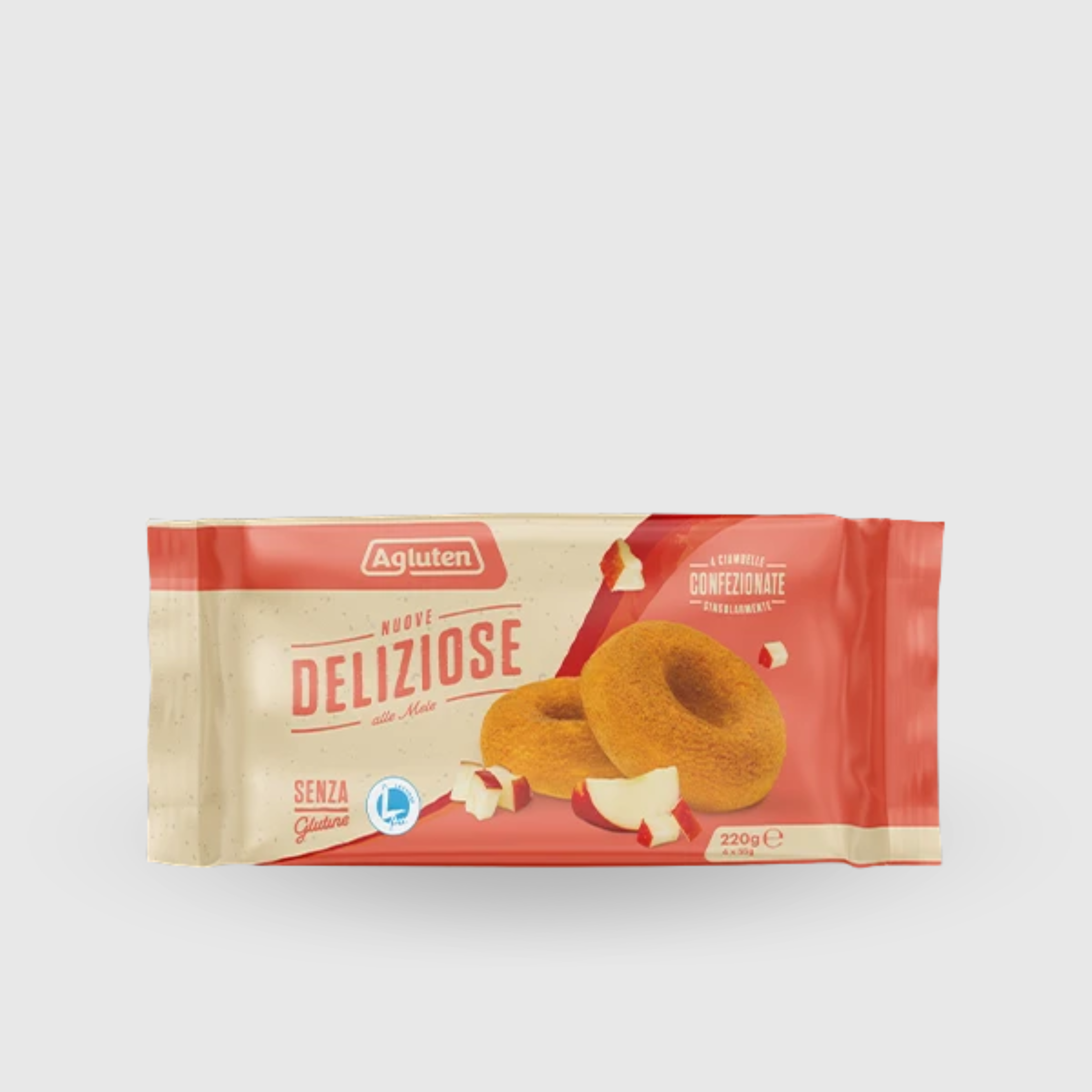 Délicieux biscuits aux pommes sans gluten et sans lactose 220 g