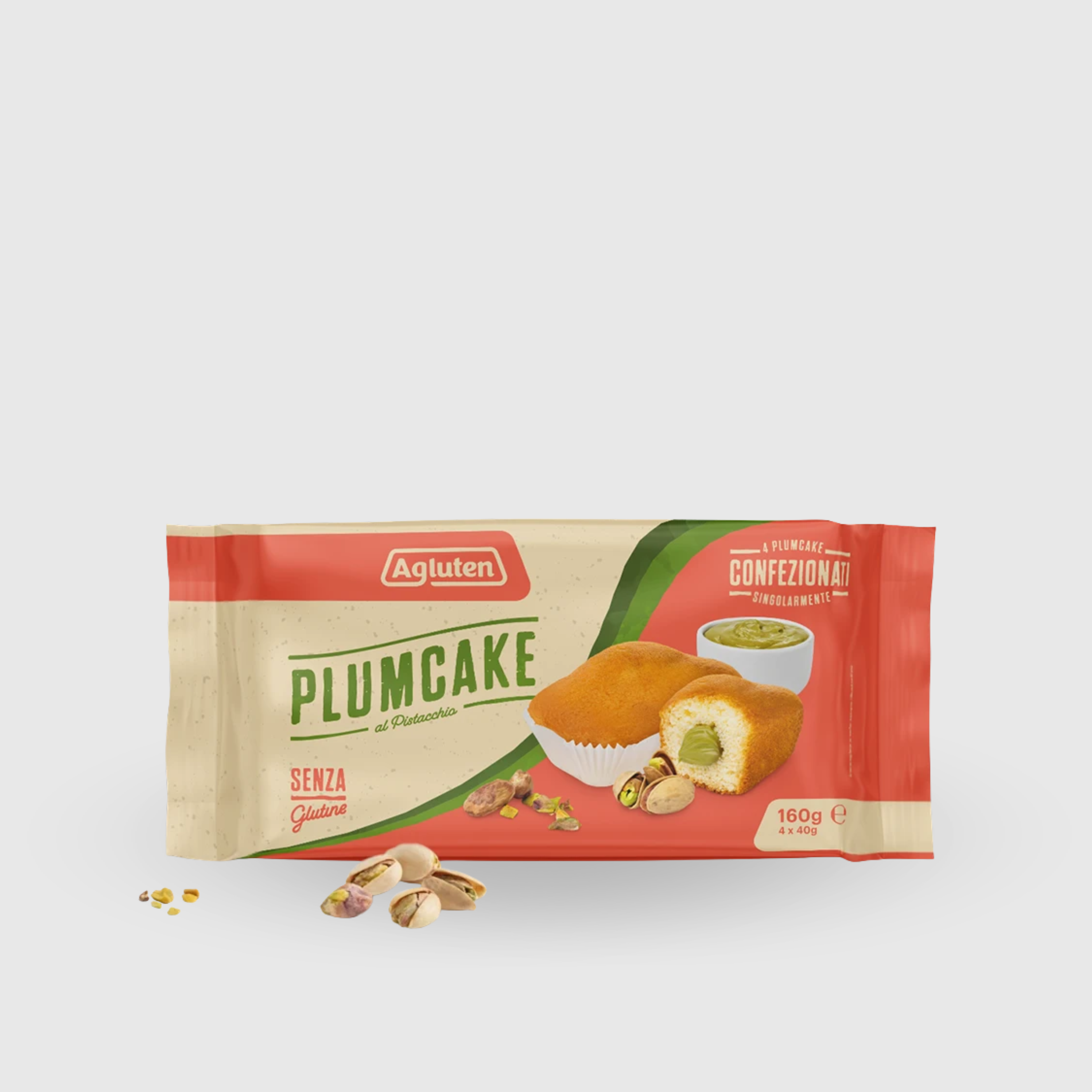 Gâteau aux pistaches et aux prunes sans gluten et sans lactose 160 g