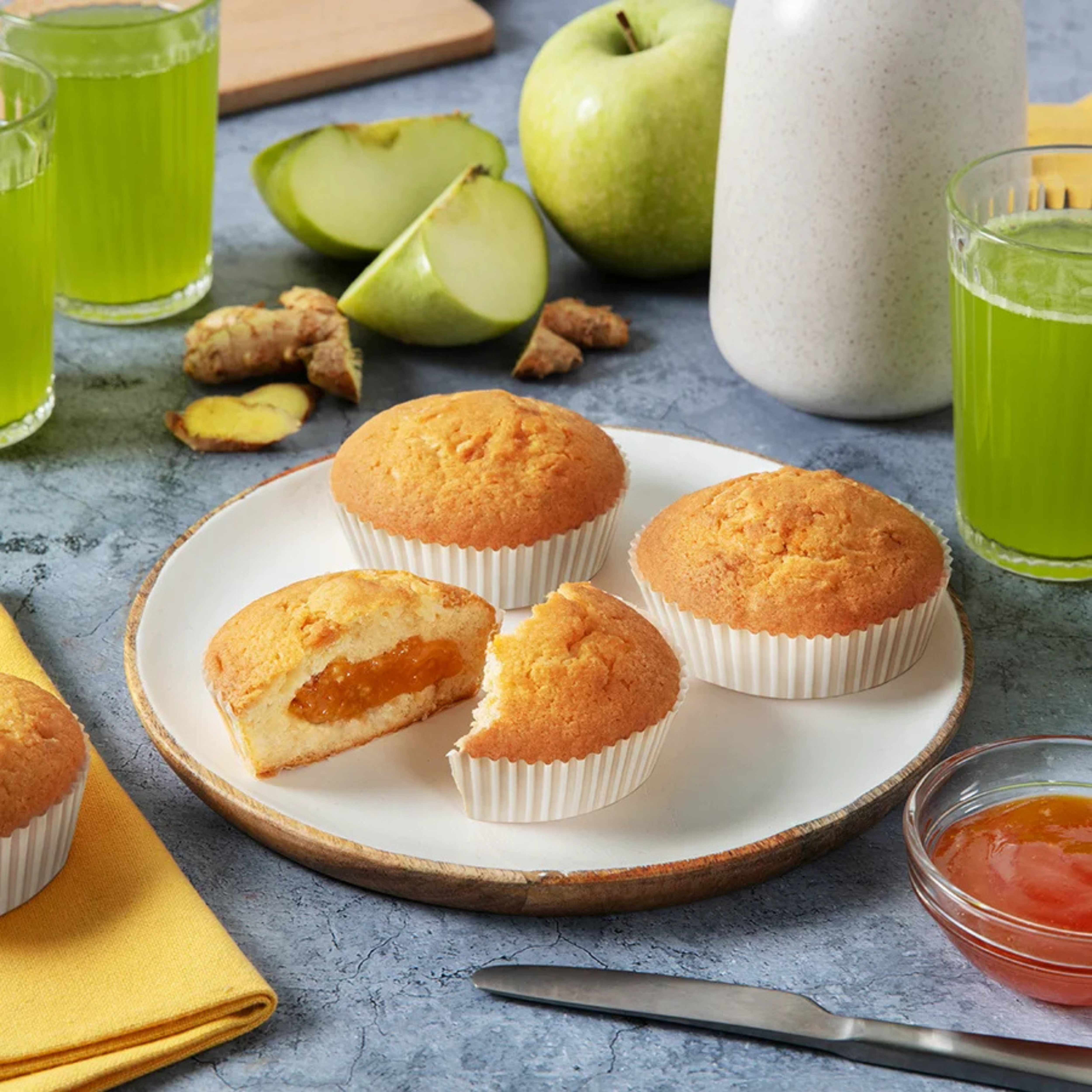 Tartelettes aux abricots faibles en protéines et sans gluten 210 g