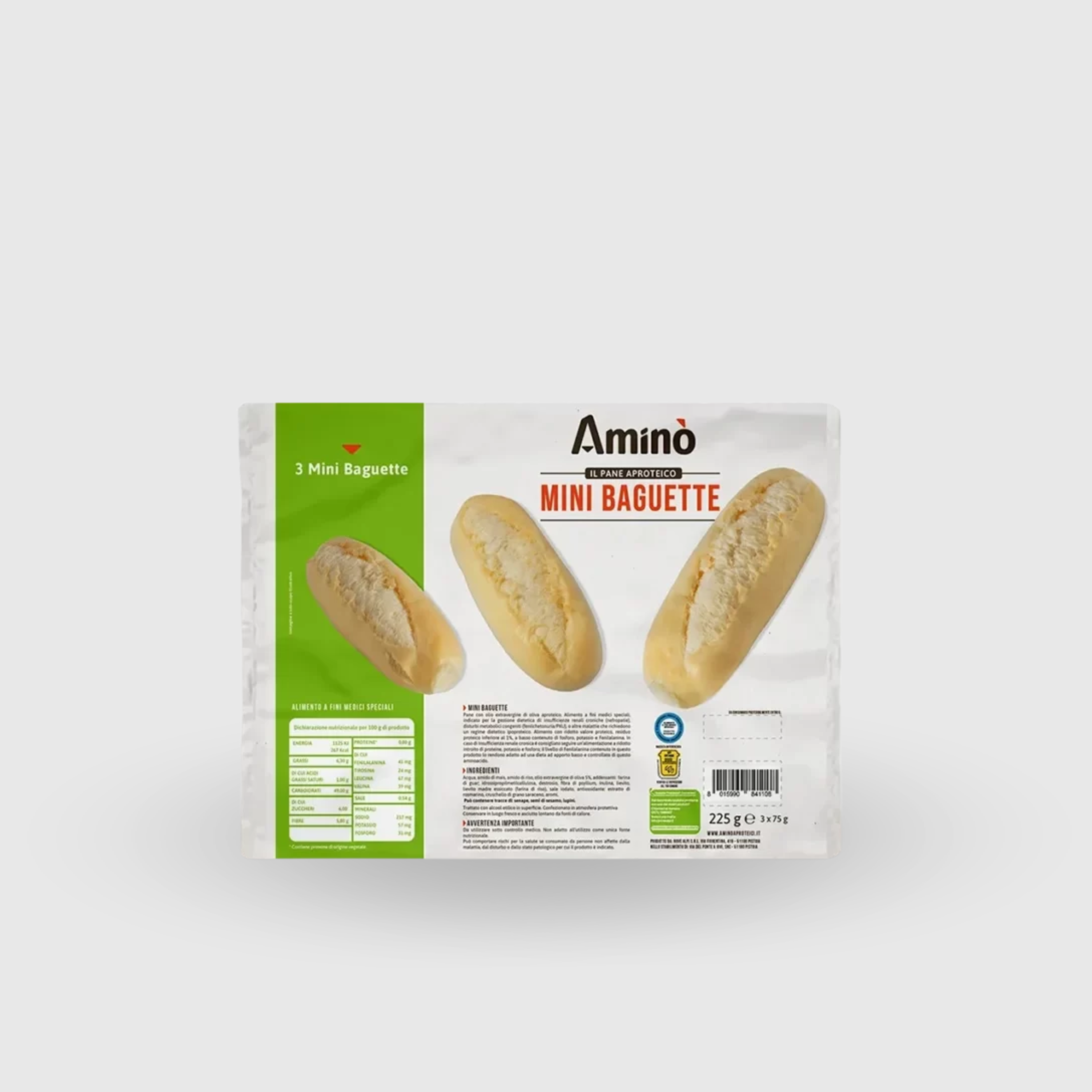 Mini Baguette Aproteica e Senza Glutine Aminò 150g