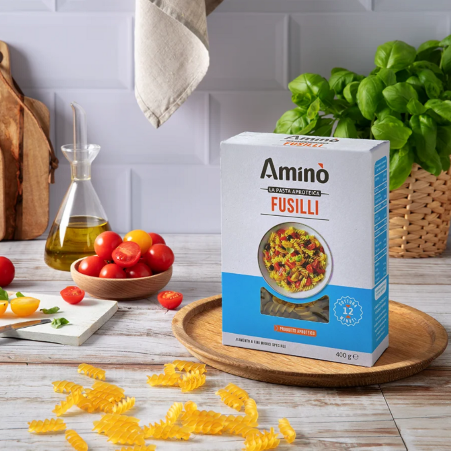 Fusilli Aproteici e Senza Glutine Aminò 400g
