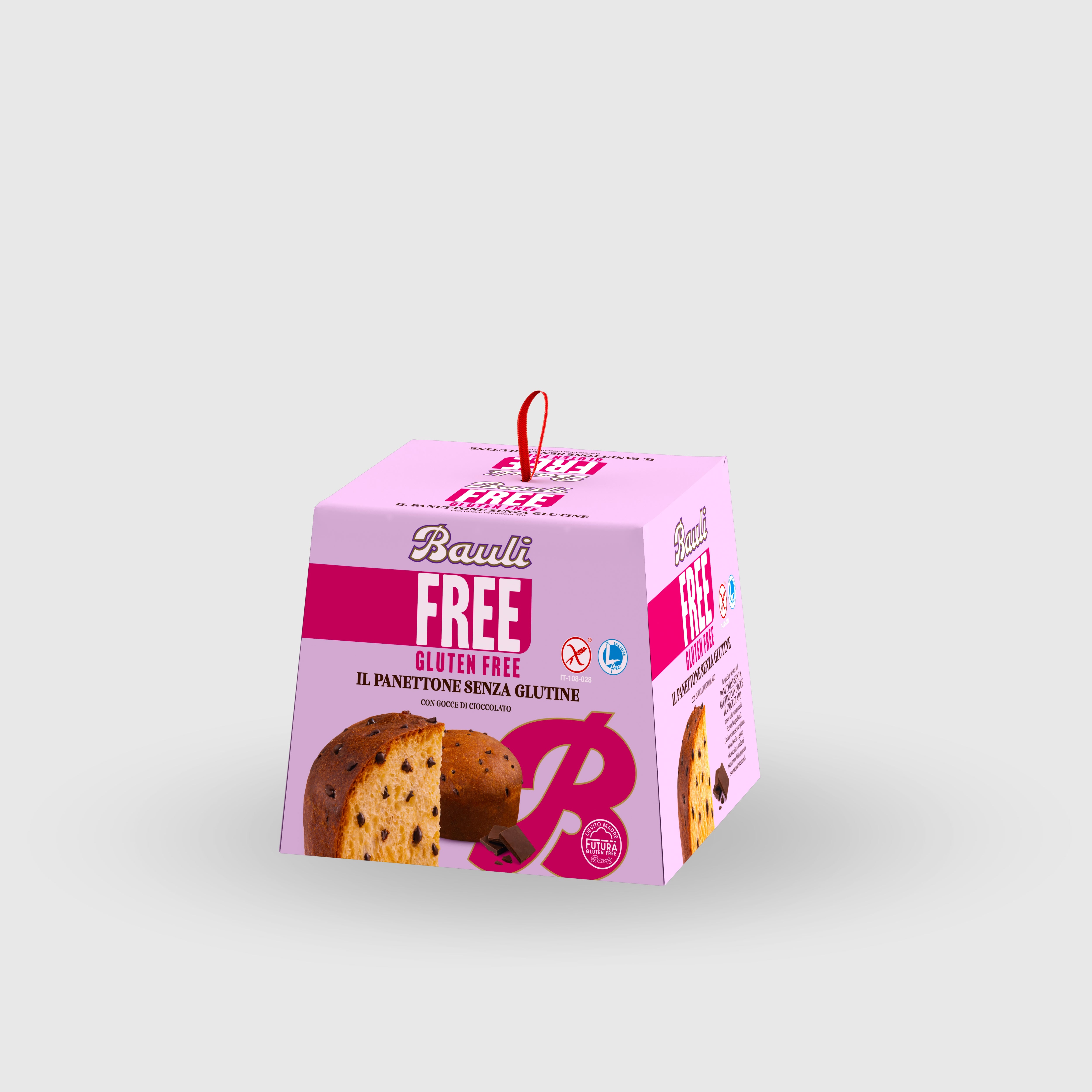 Bauli Gluten-Free and Lactose-Free Panettone with Chocolate Chips 400g