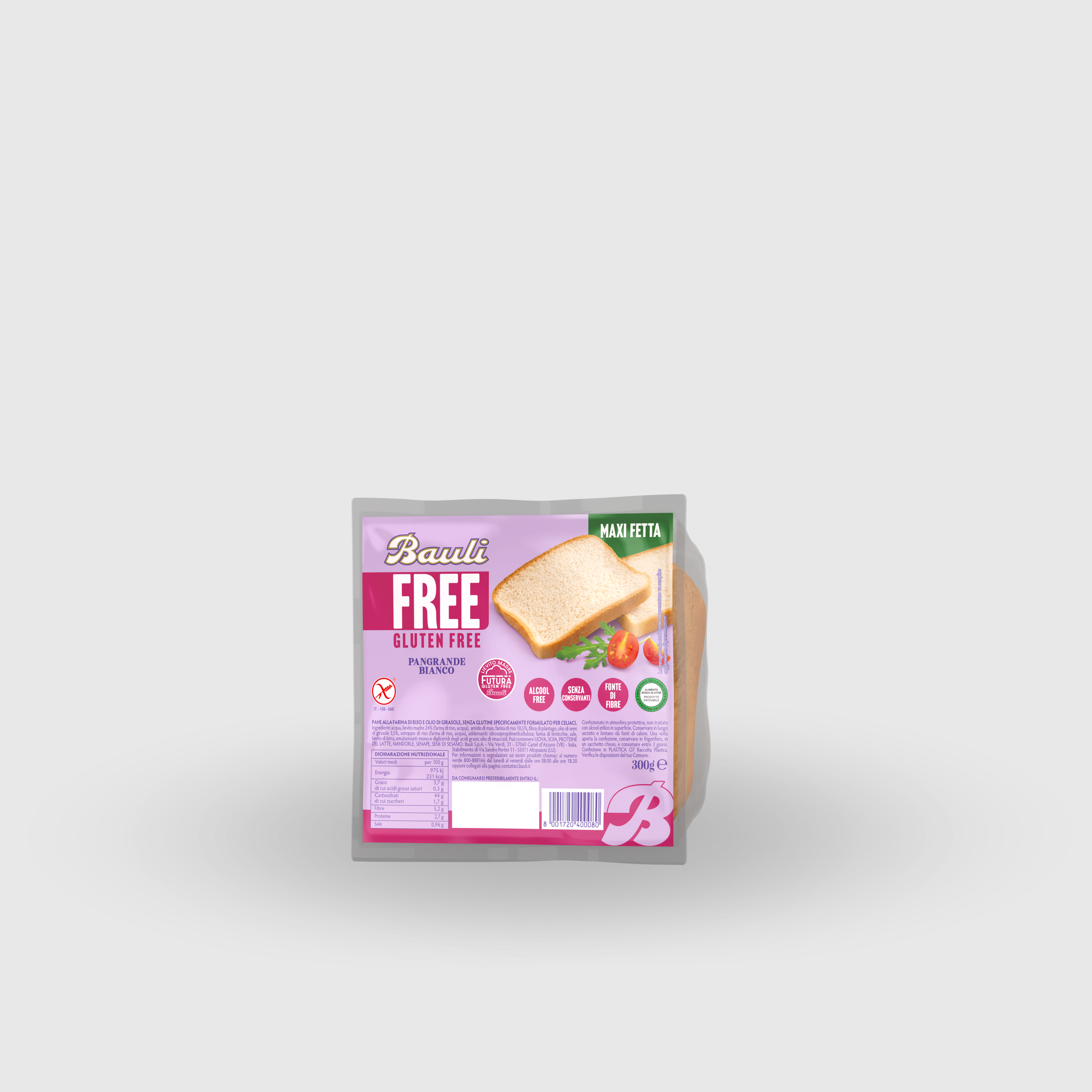 Pangrande Bauli Senza Glutine 300g
