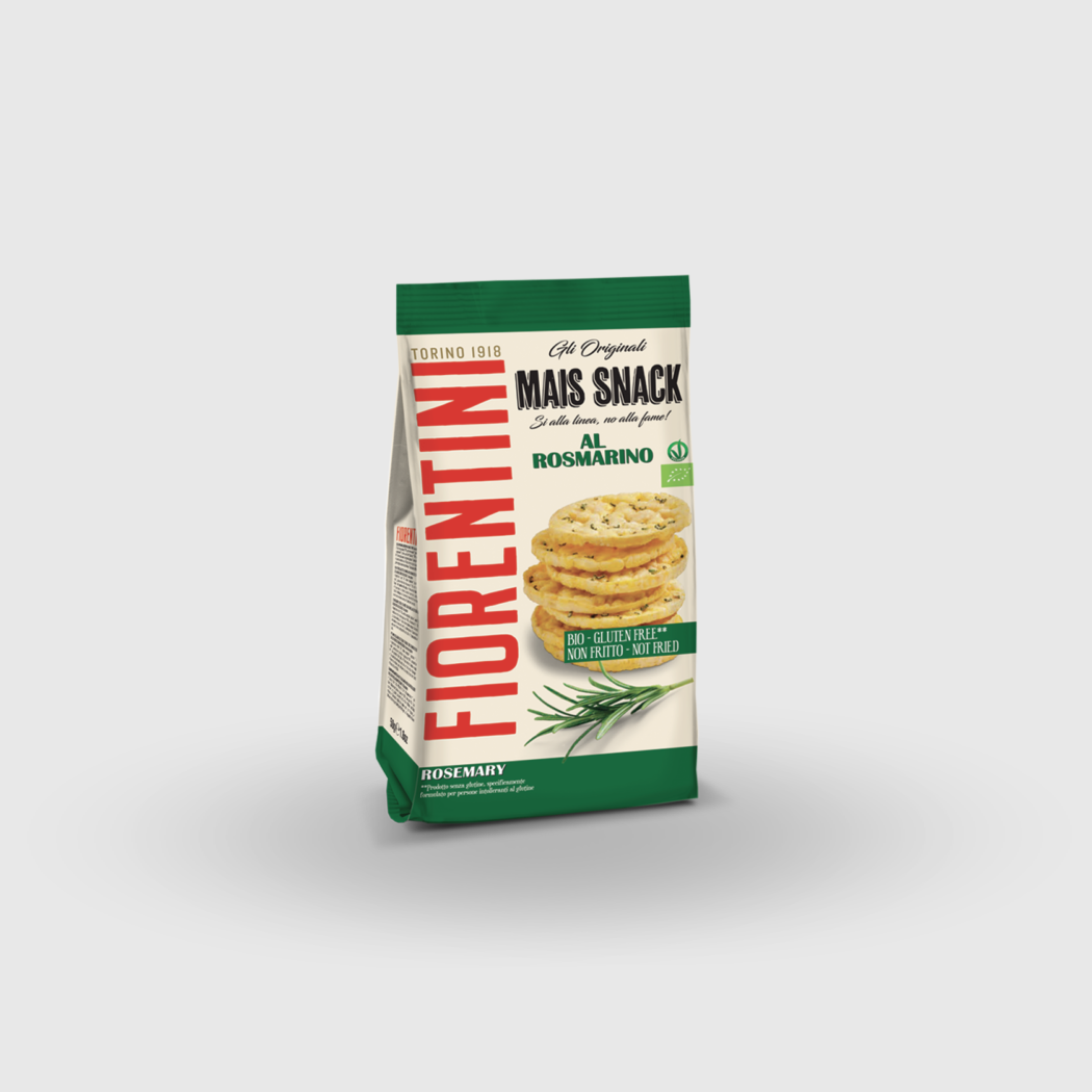 Mini biscuits snack au romarin Bio Mais 50g Sans Gluten 